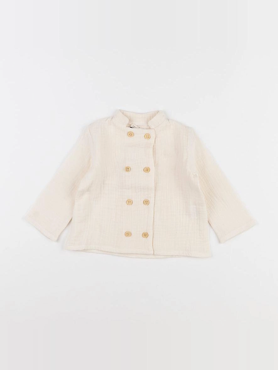 Marsou - chemise " KOMBU " beige - 6 mois