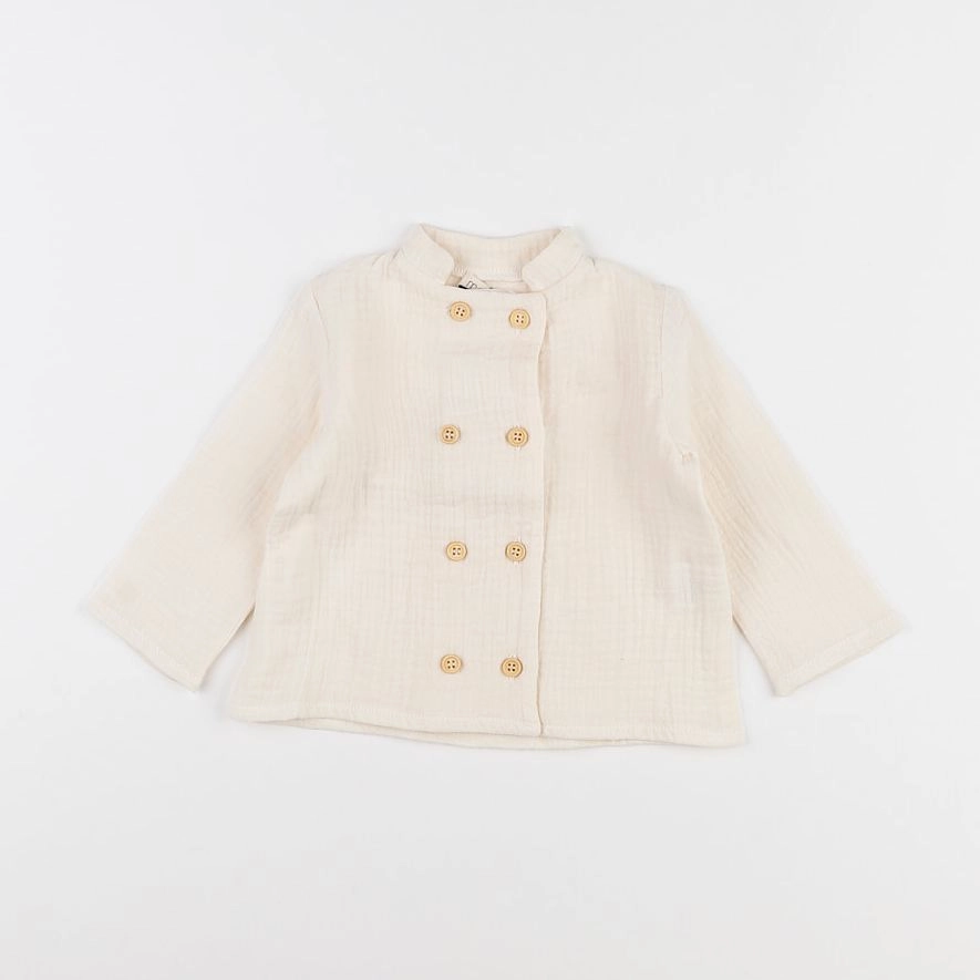 Marsou - chemise " KOMBU " beige - 6 mois