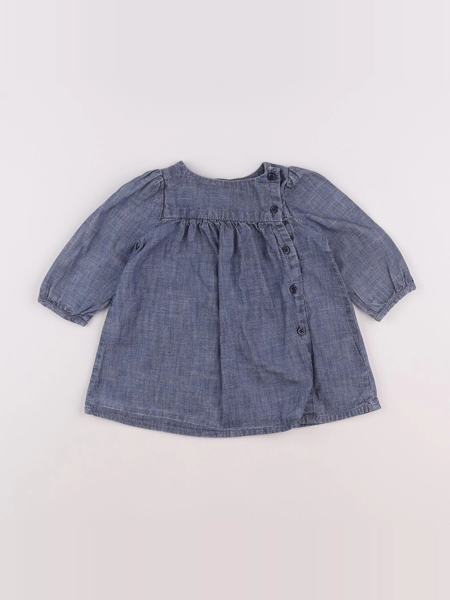 GAP - robe bleu - 6/12 mois