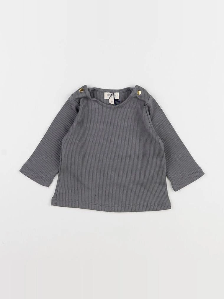 Marsou - tee-shirt "CAPUCIN" gris - 6 mois