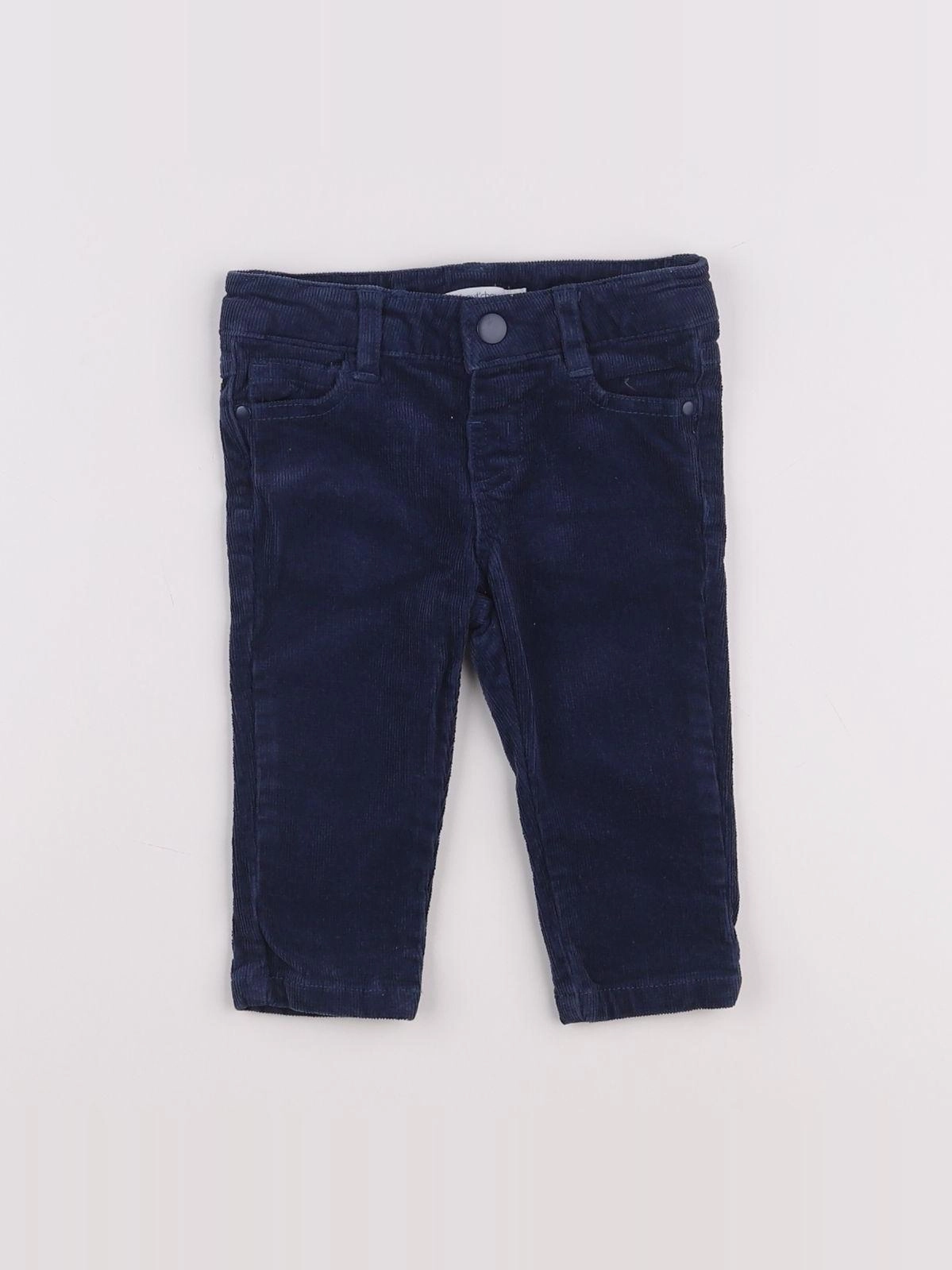 Boutchou - pantalon bleu - 6 mois