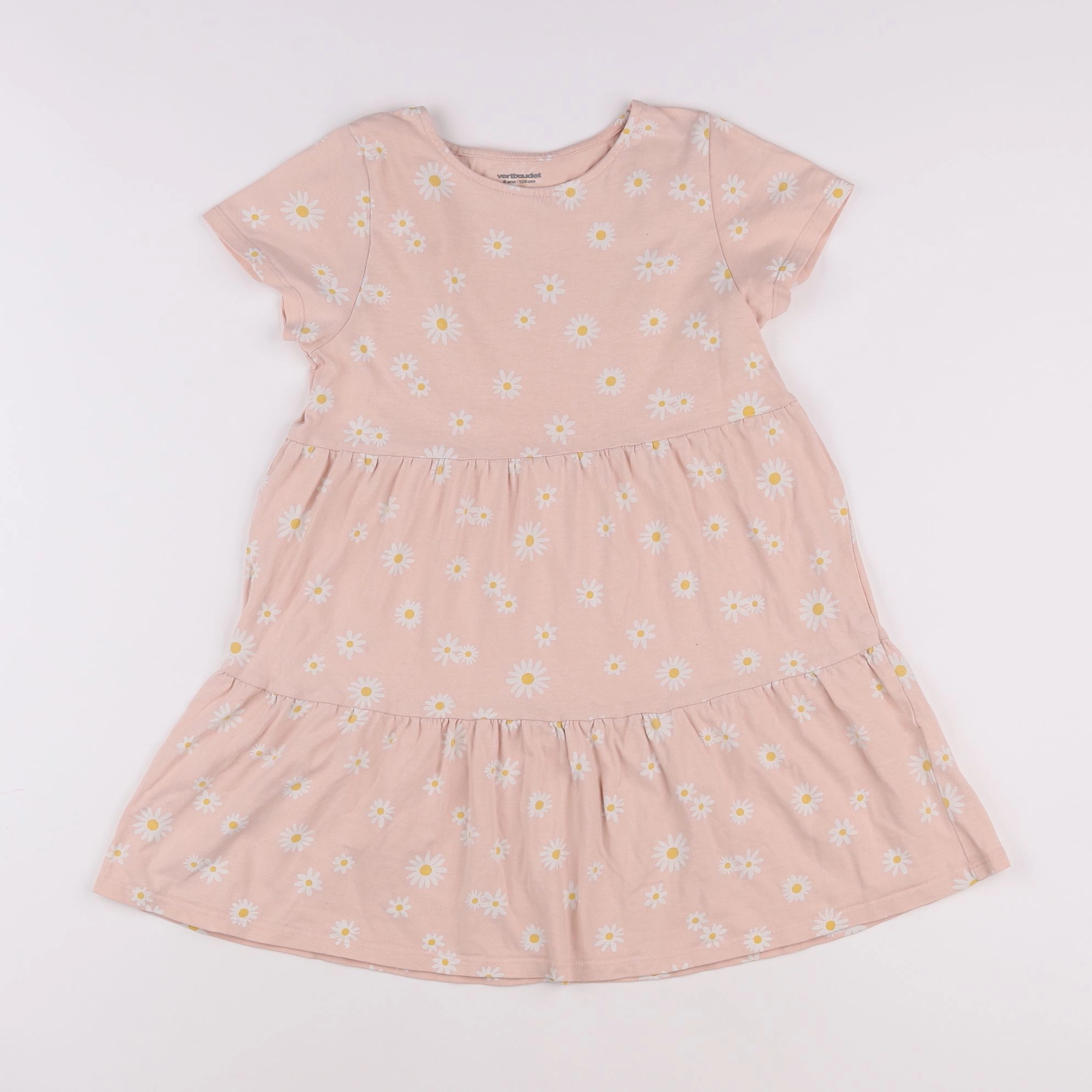 Vertbaudet - robe rose - 8 ans