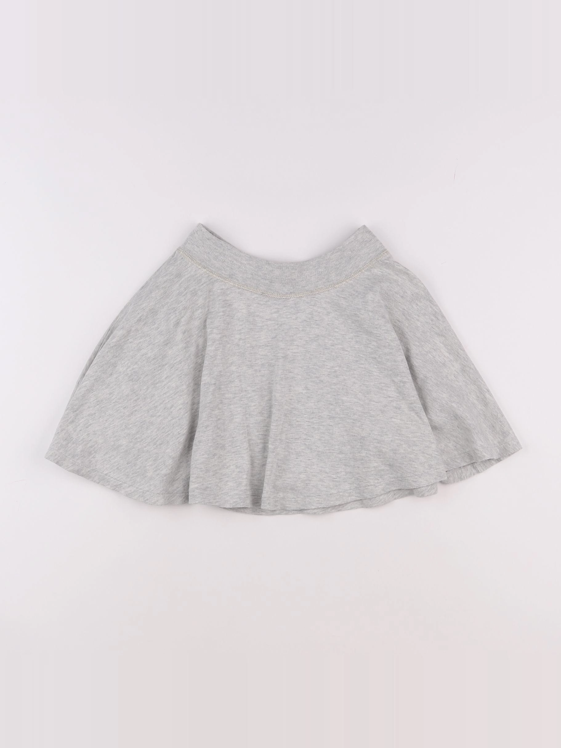 Petit Bateau - jupe gris - 8 ans