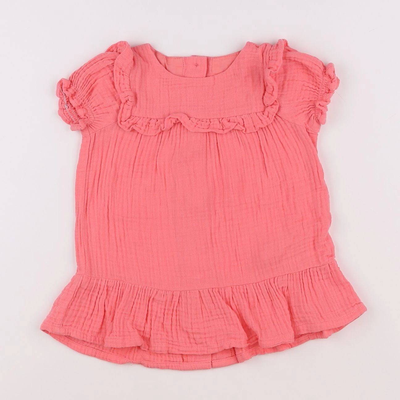 Vertbaudet - robe rose - 12 mois