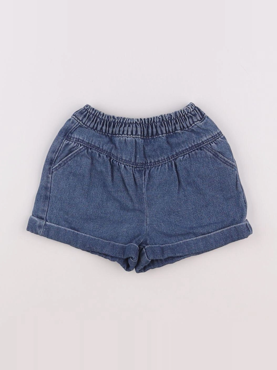 Vertbaudet - short bleu - 12 mois