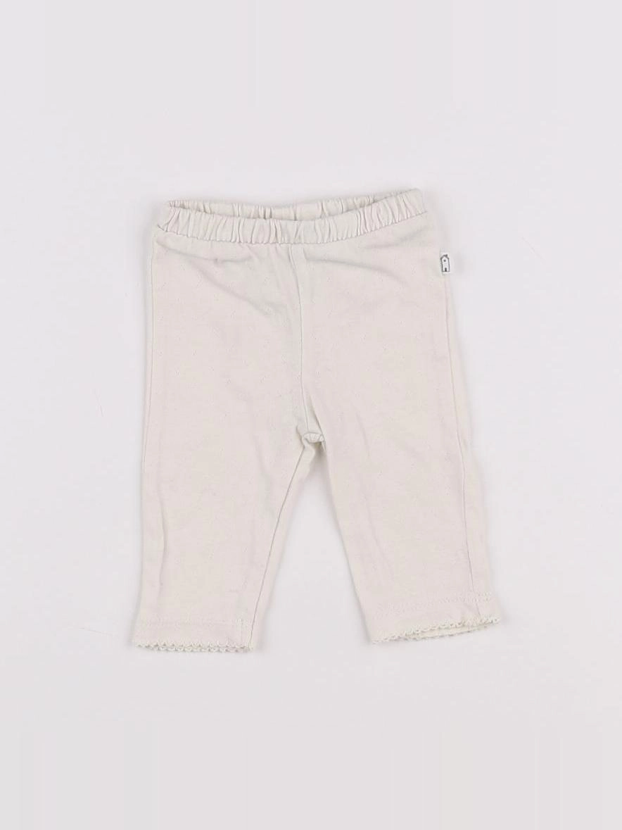 Tape à l'oeil - legging blanc - 1 mois
