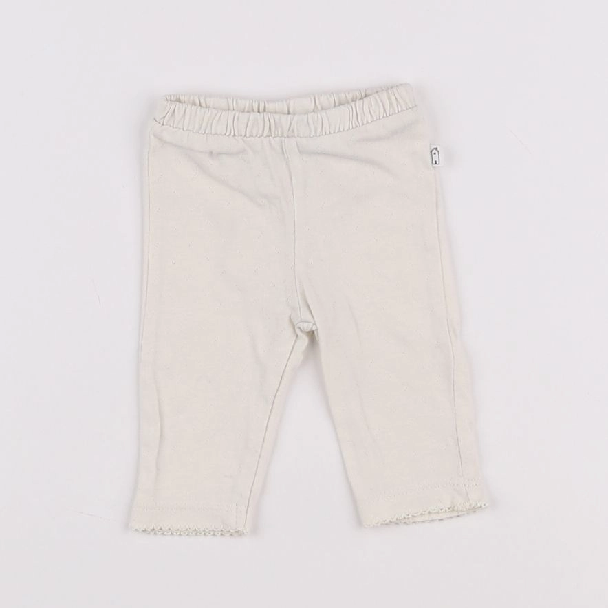 Tape à l'oeil - legging blanc - 1 mois