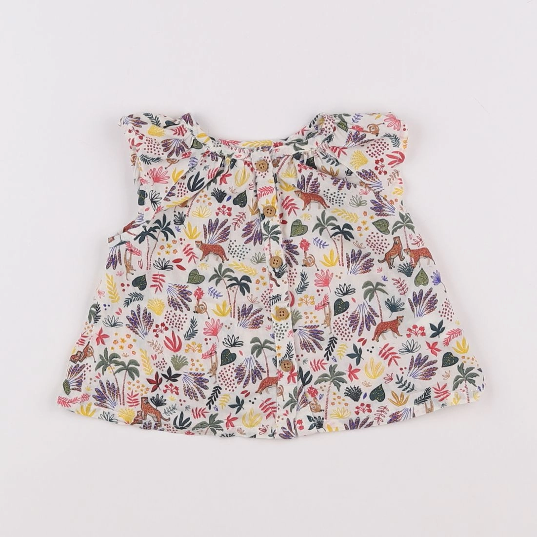 Tape à l'oeil - blouse multicolore - 3/6 mois