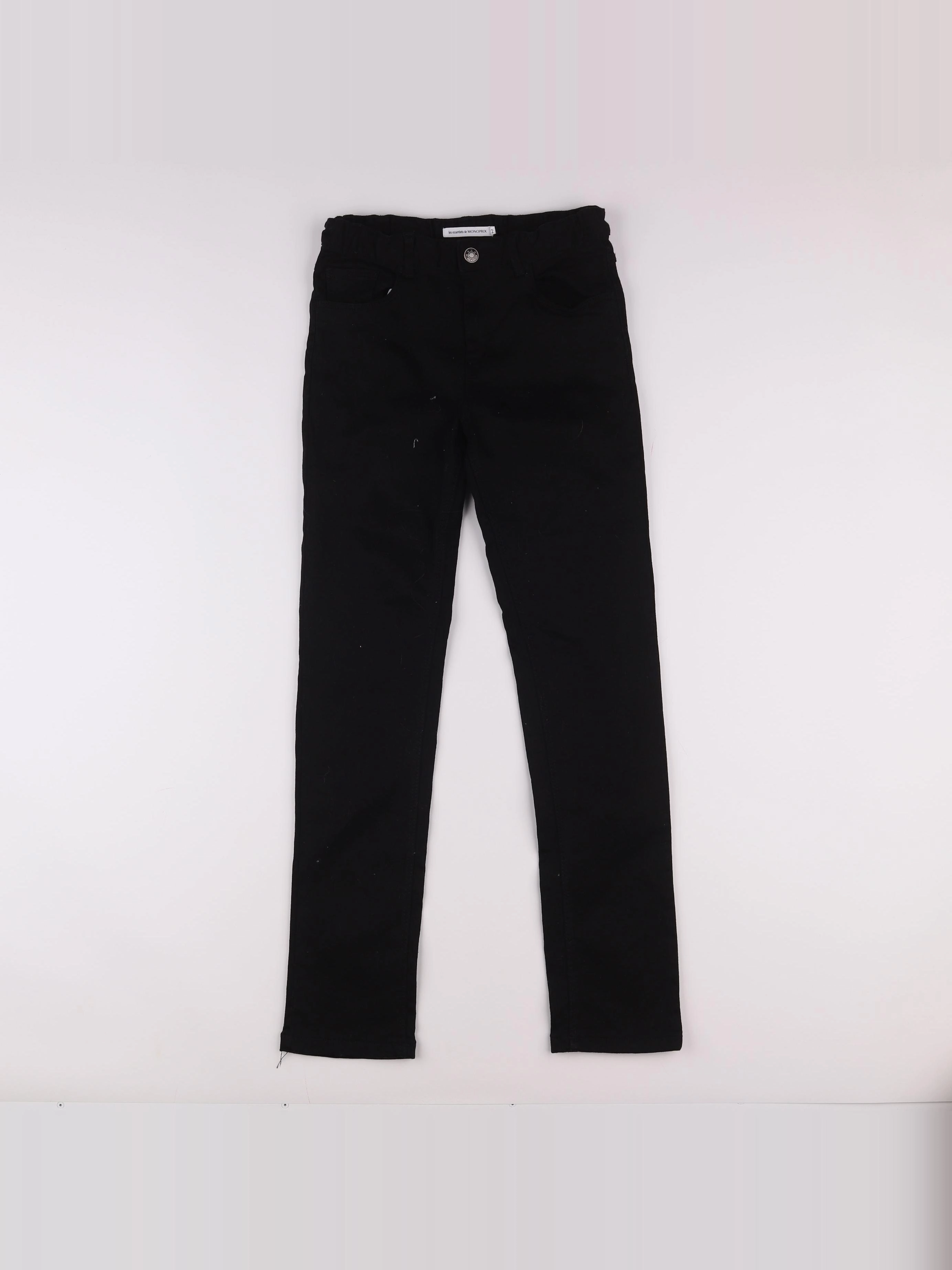 Monoprix - jean noir - 12 ans
