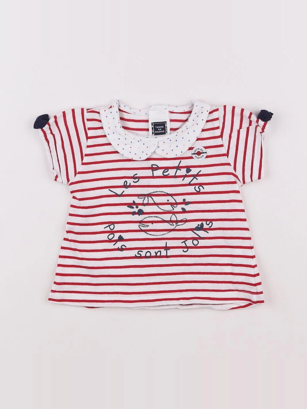 Terre de marins - tee-shirt blanc - 9 mois