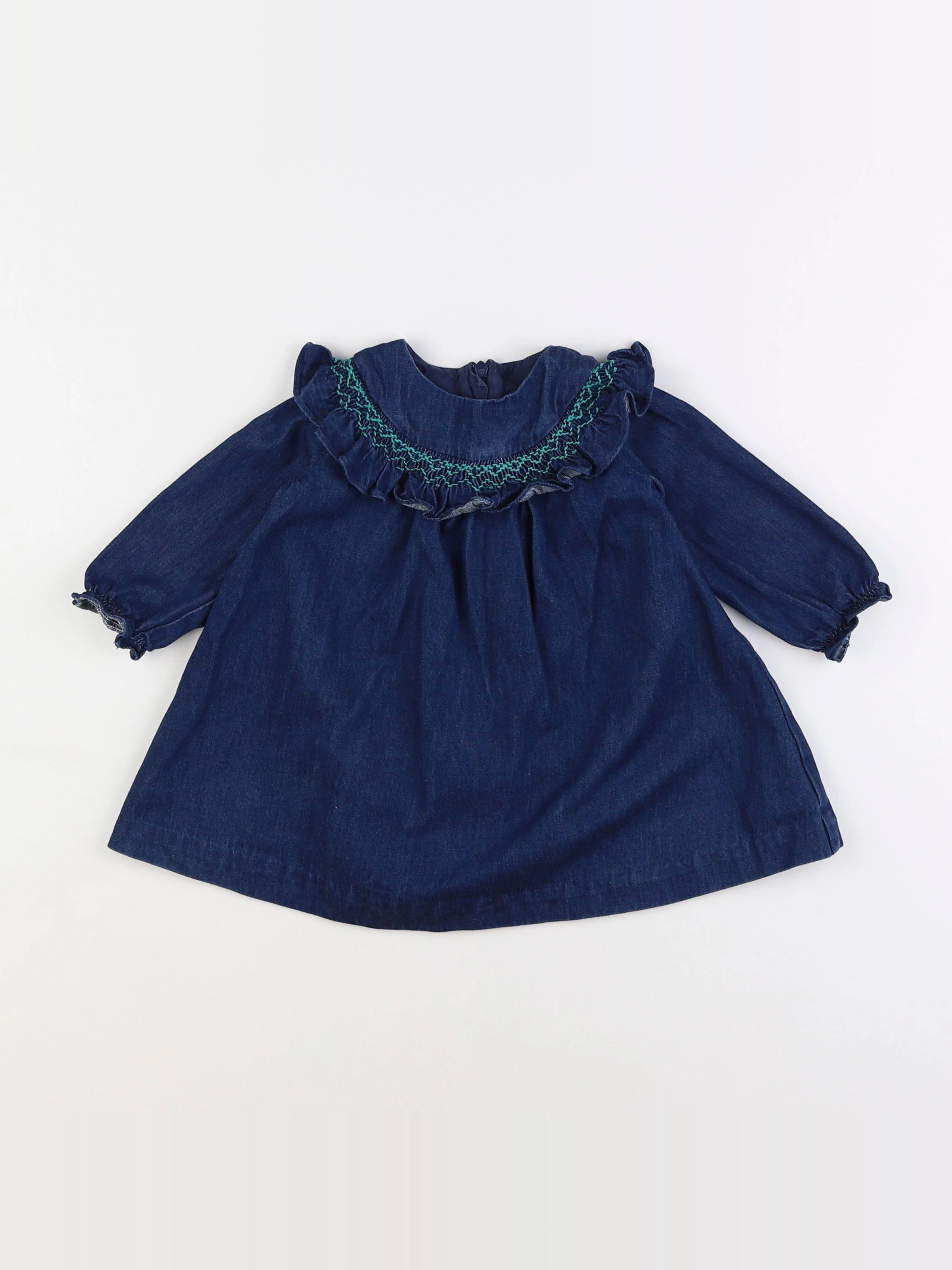 Jacadi - robe bleu - 12 mois