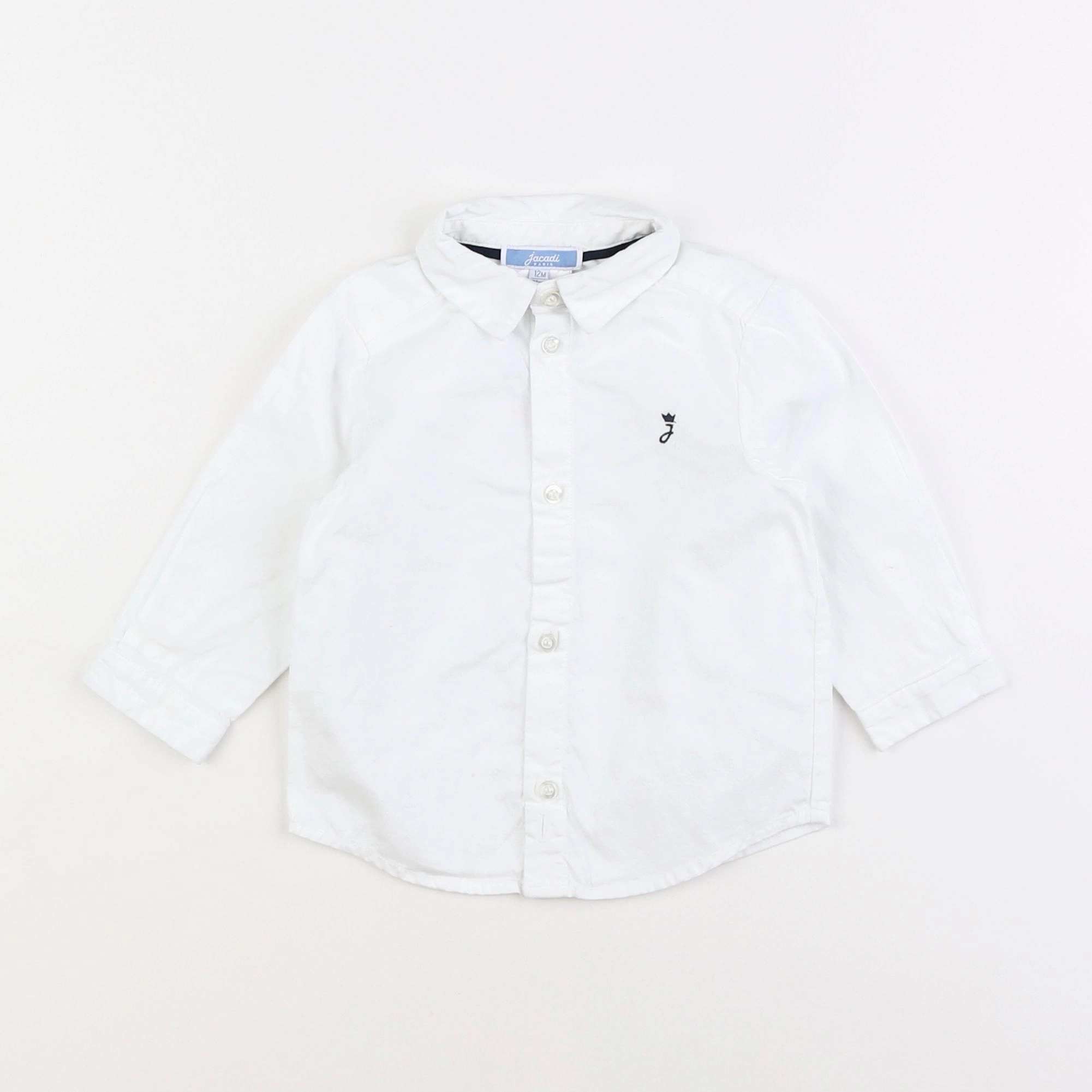 Jacadi - chemise blanc - 12 mois