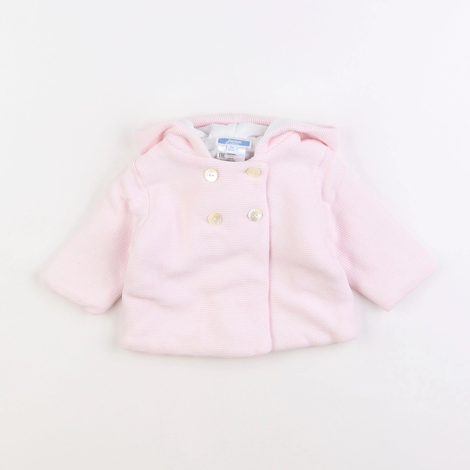 Jacadi - veste rose - 3 mois