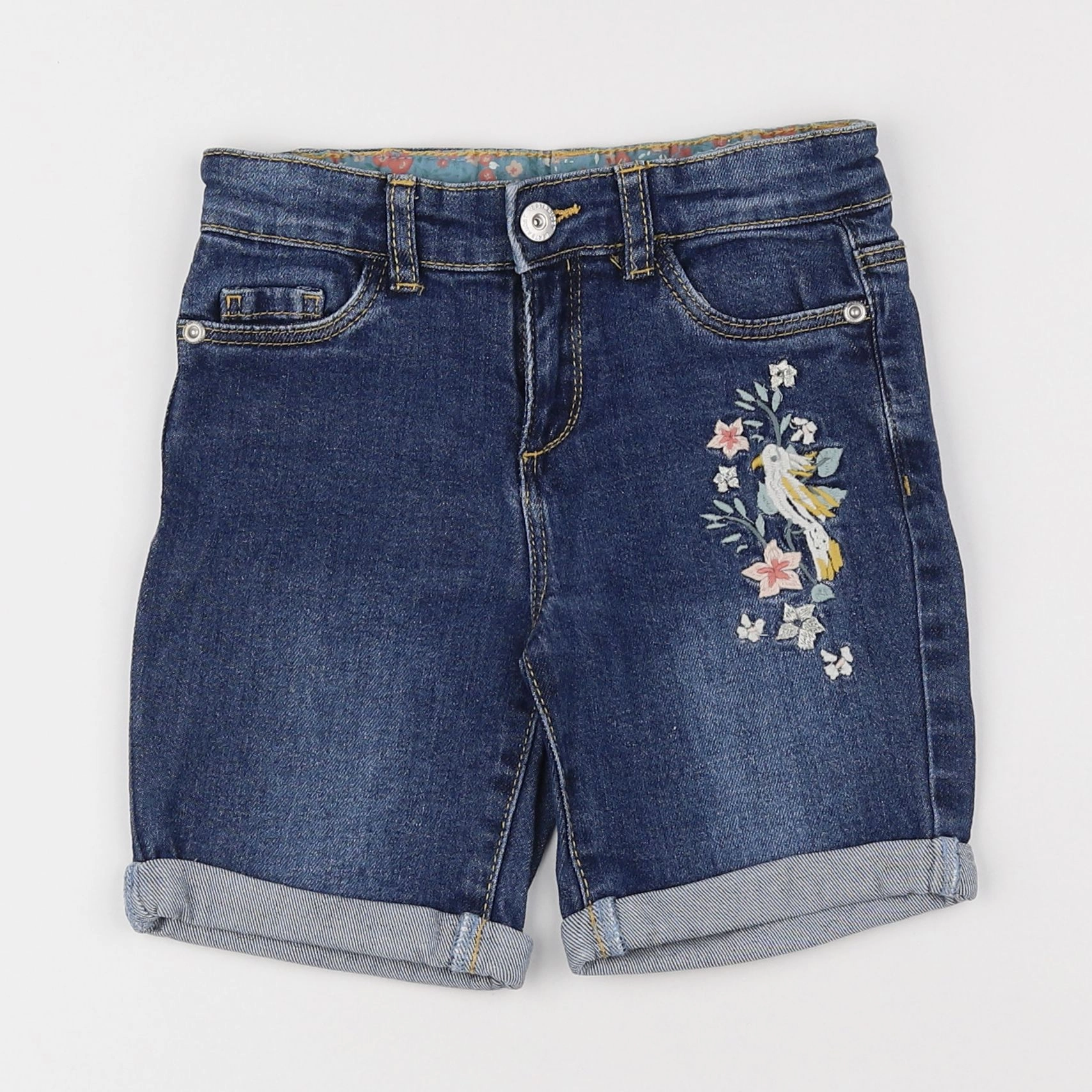 Vertbaudet - short bleu - 6 ans