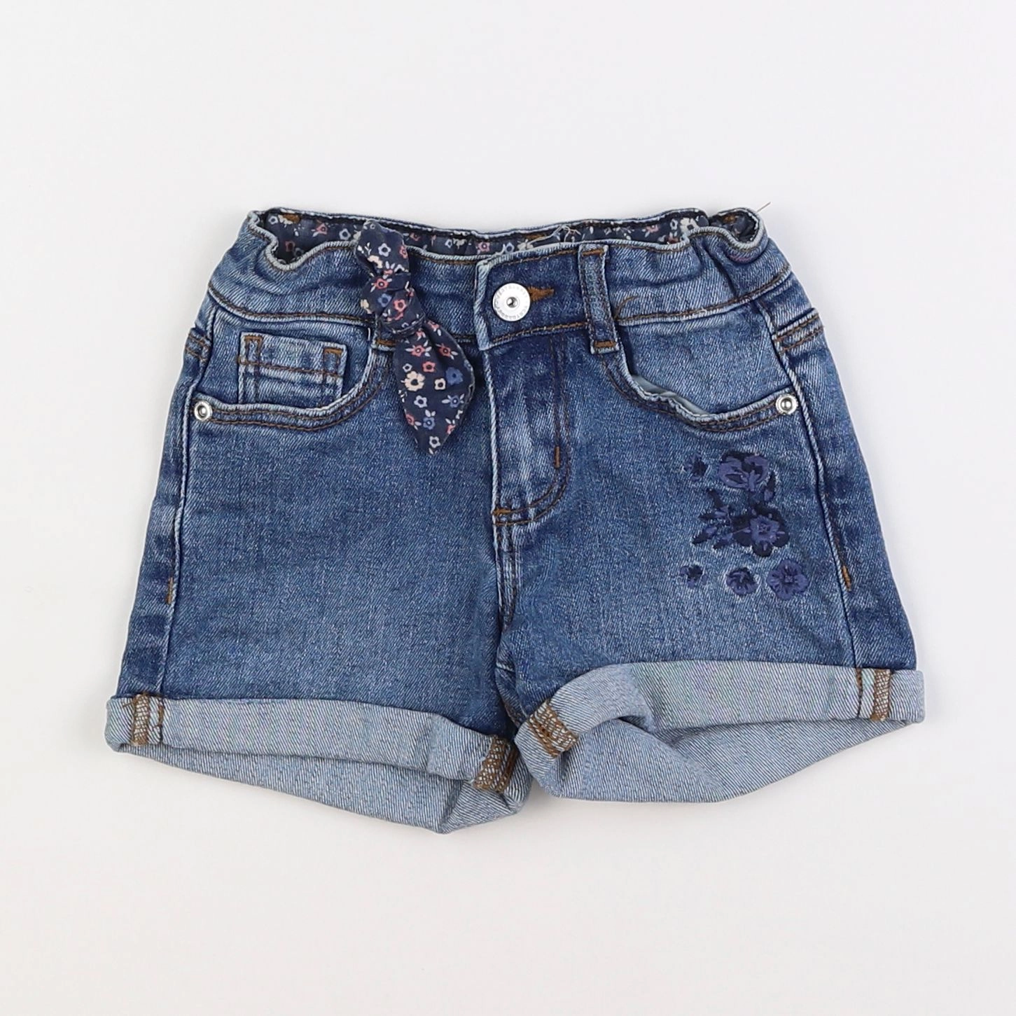 Vertbaudet - short bleu - 4 ans