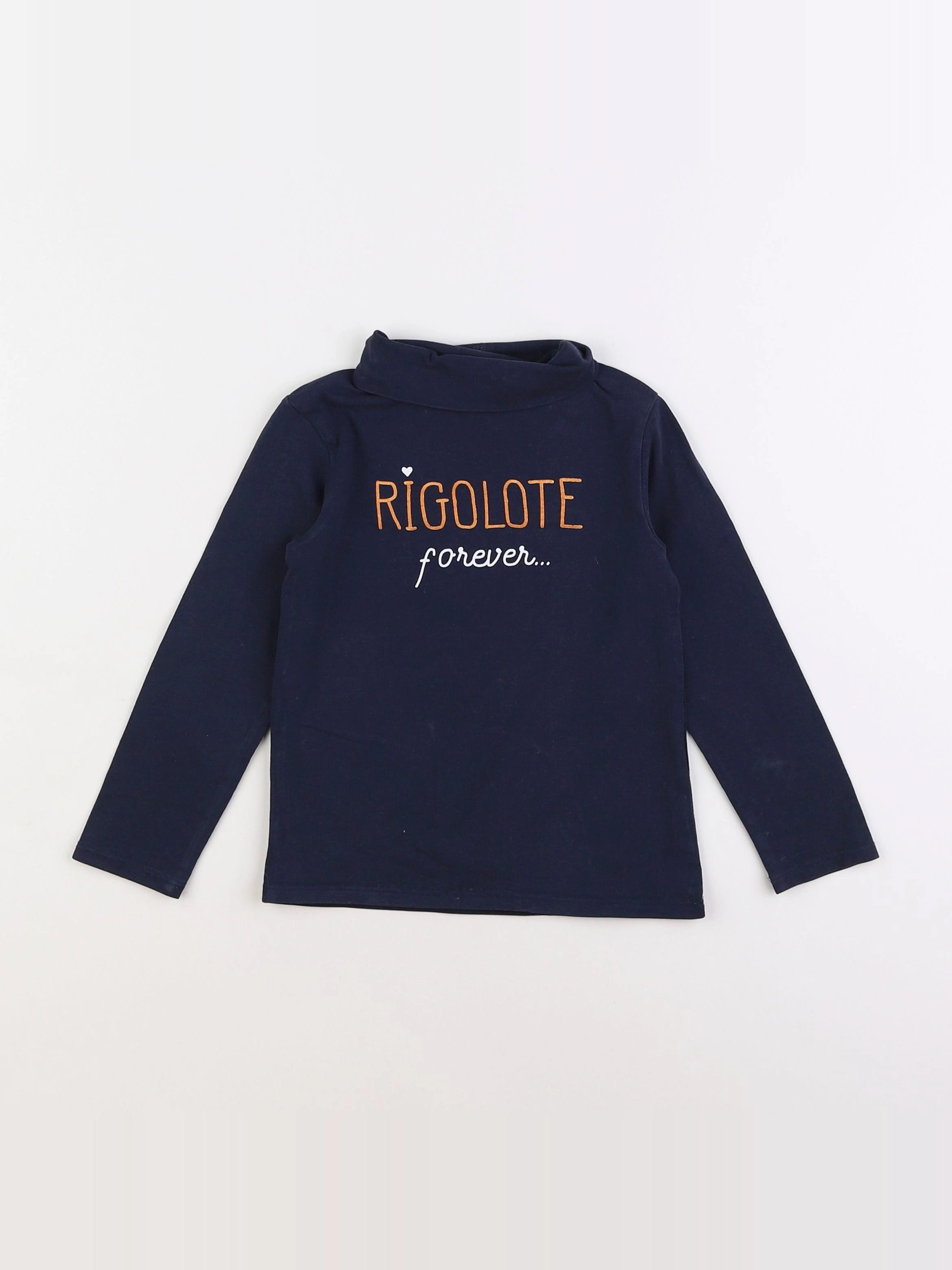 Vertbaudet - sous-pull bleu - 4 ans
