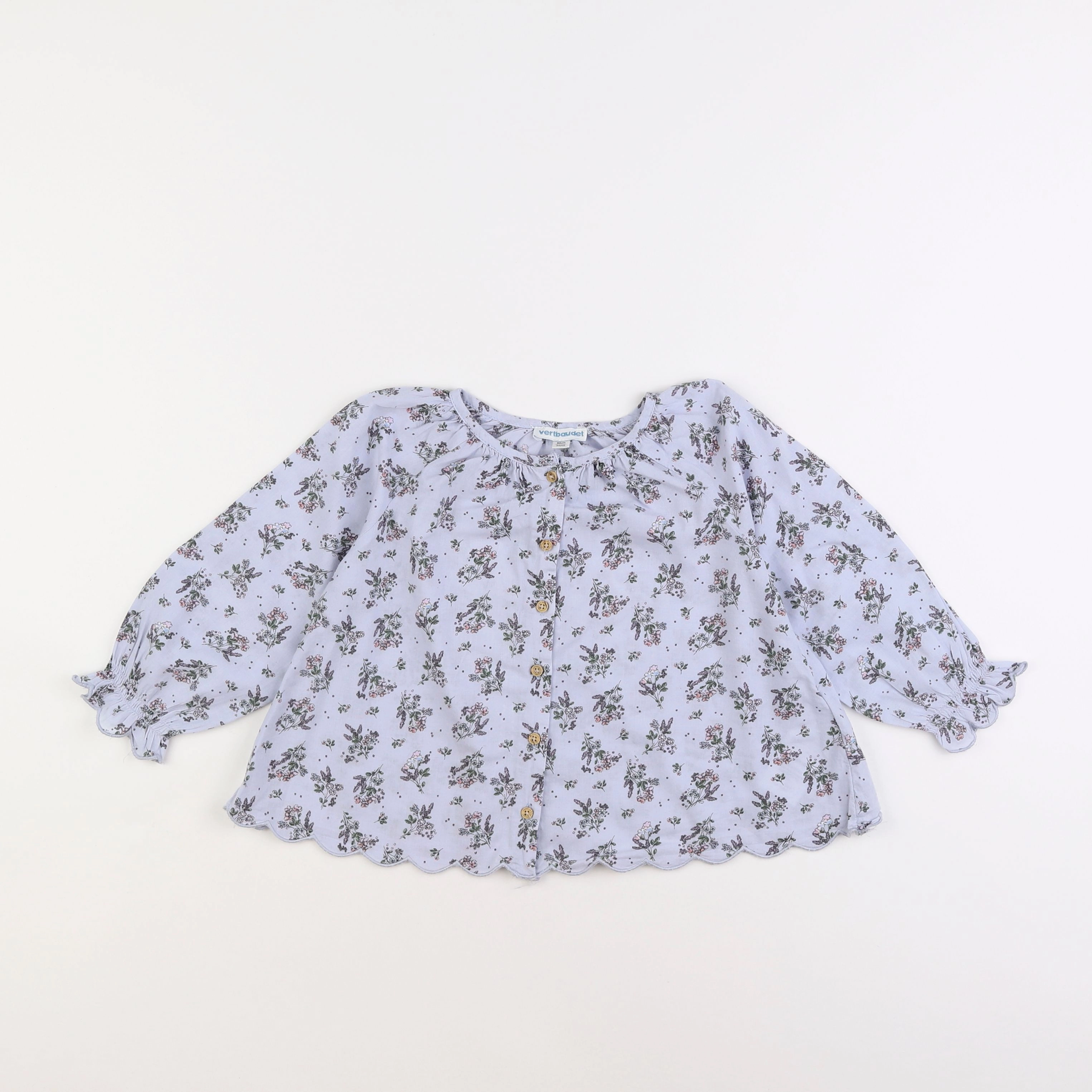 Vertbaudet - blouse bleu - 3 ans