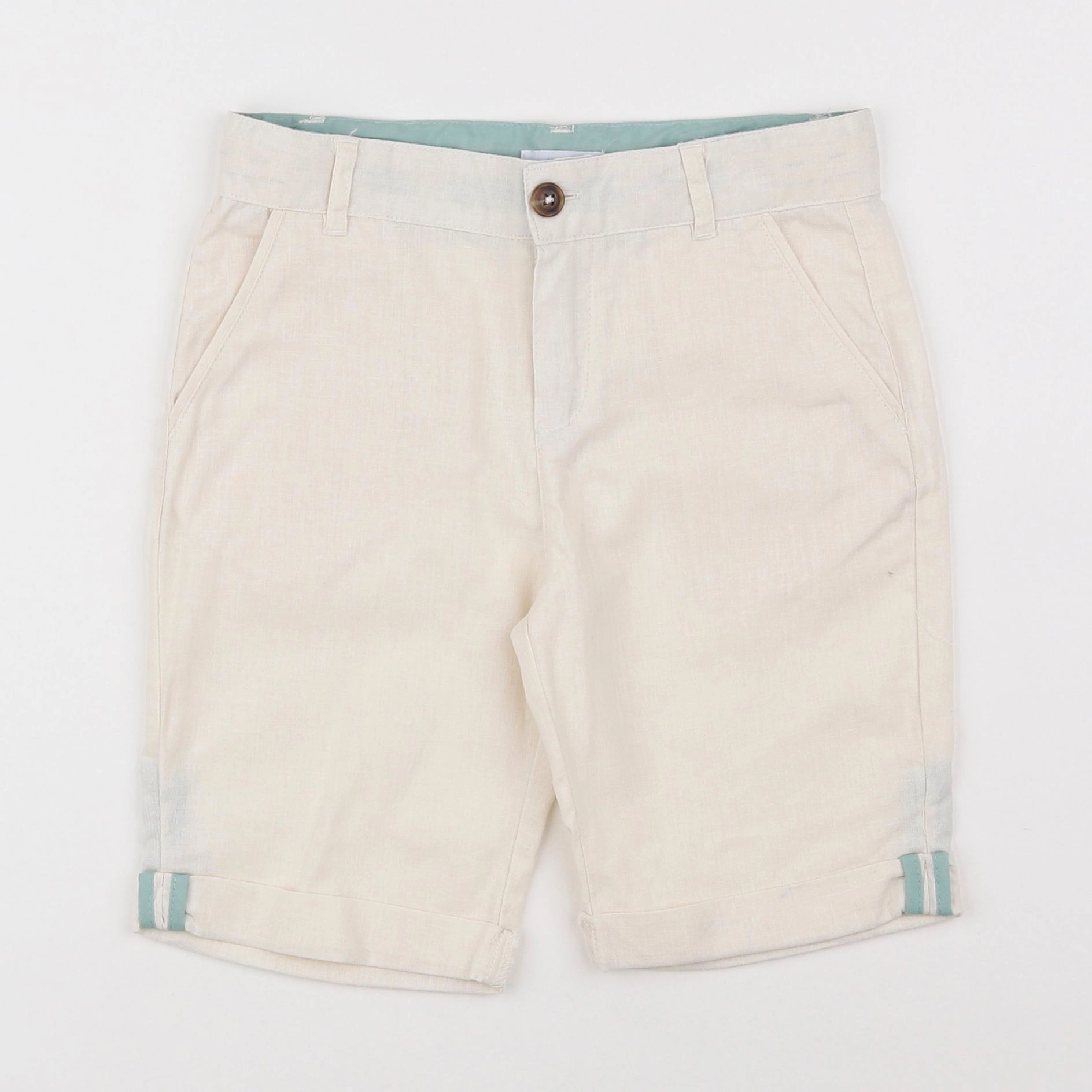 Vertbaudet - short beige - 5 ans