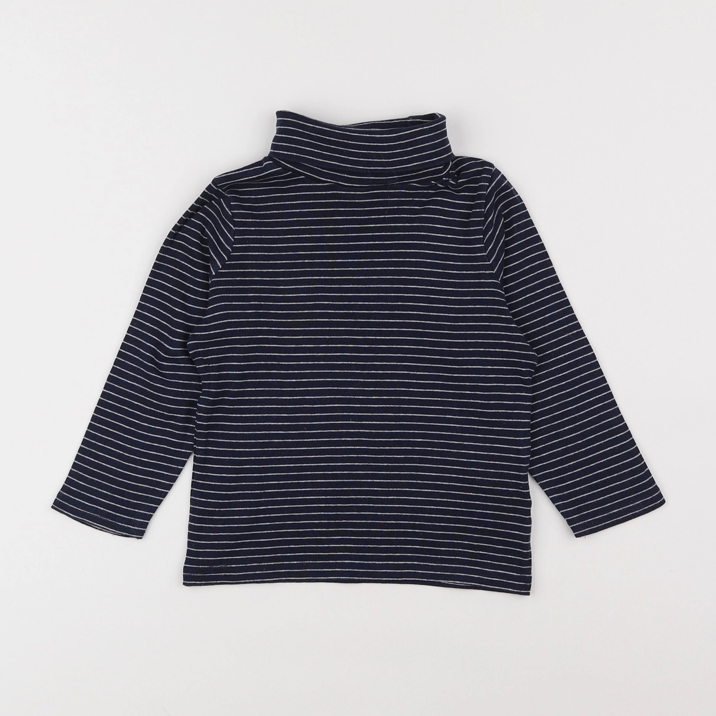 Vertbaudet - sous-pull bleu - 4 ans