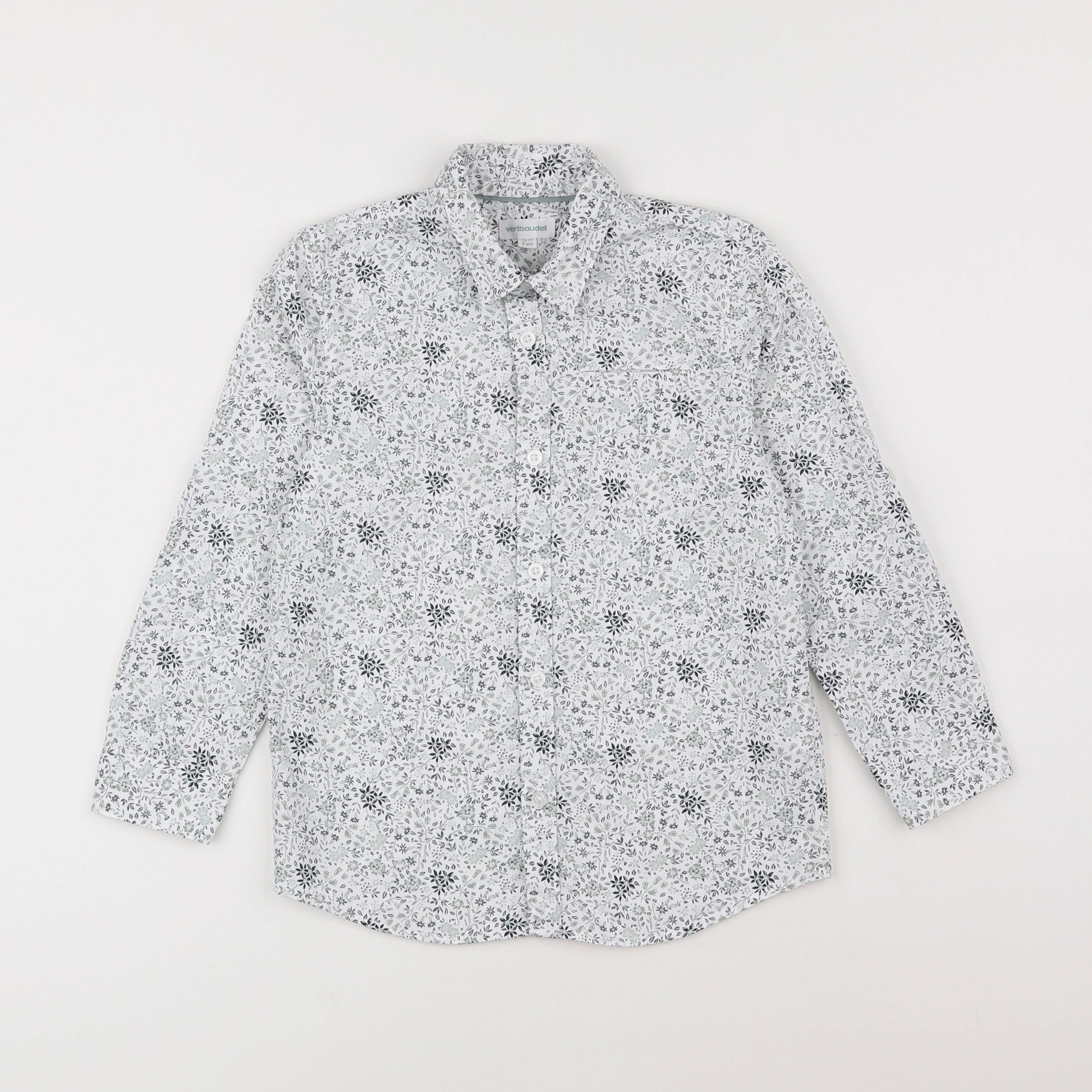 Vertbaudet - chemise vert - 6 ans