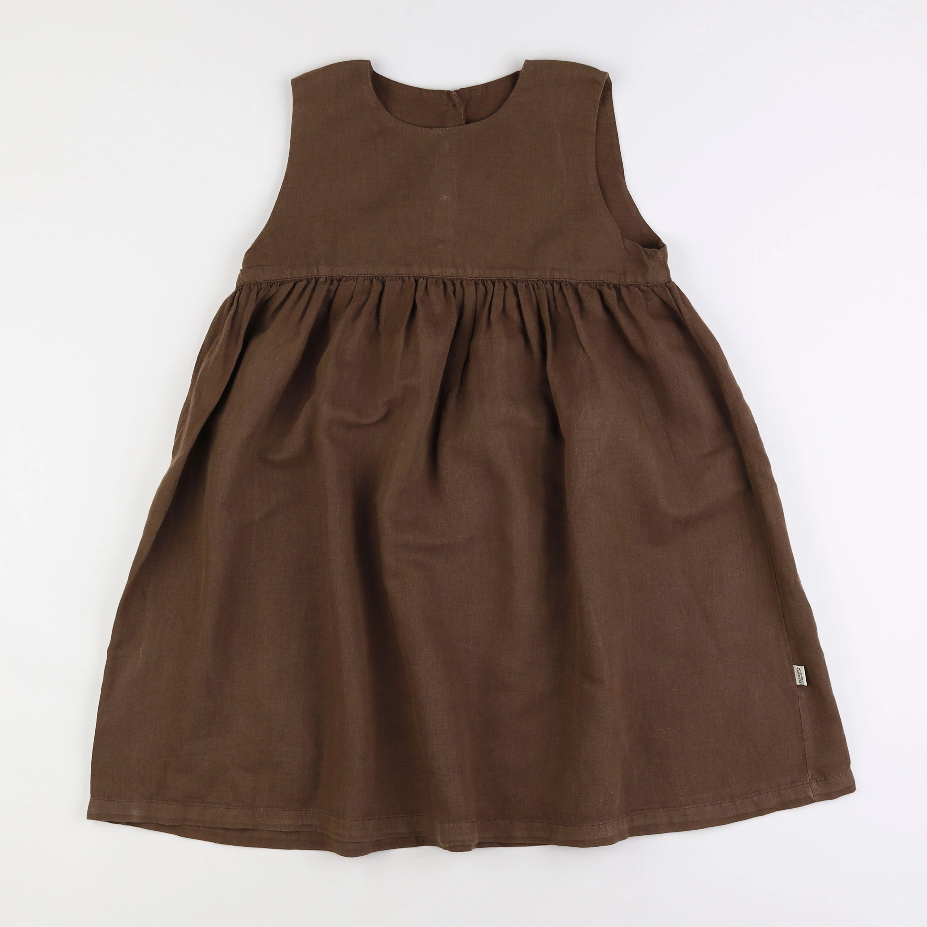 Poudre Organic - robe marron - 8 ans