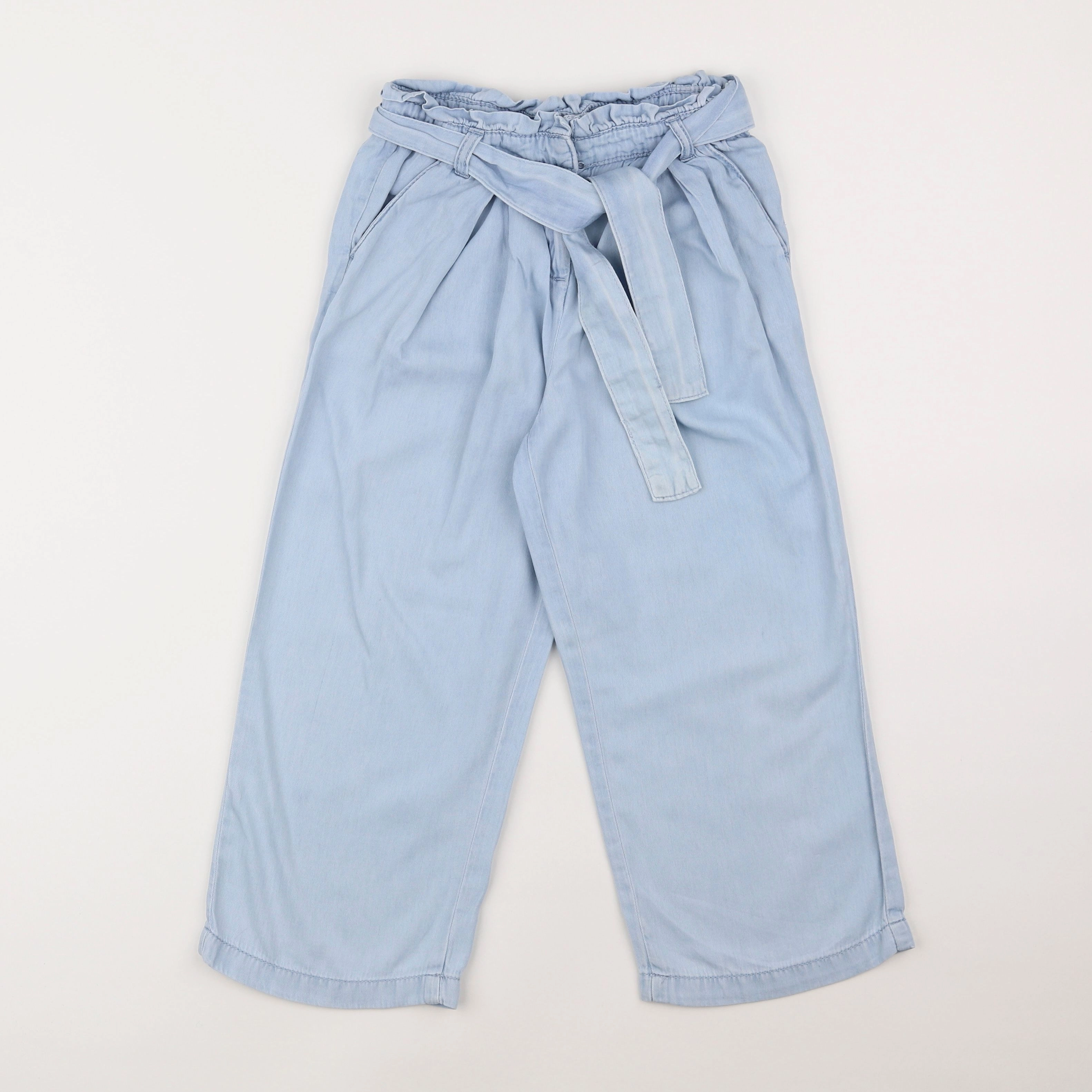 Vertbaudet - pantalon bleu - 7 ans