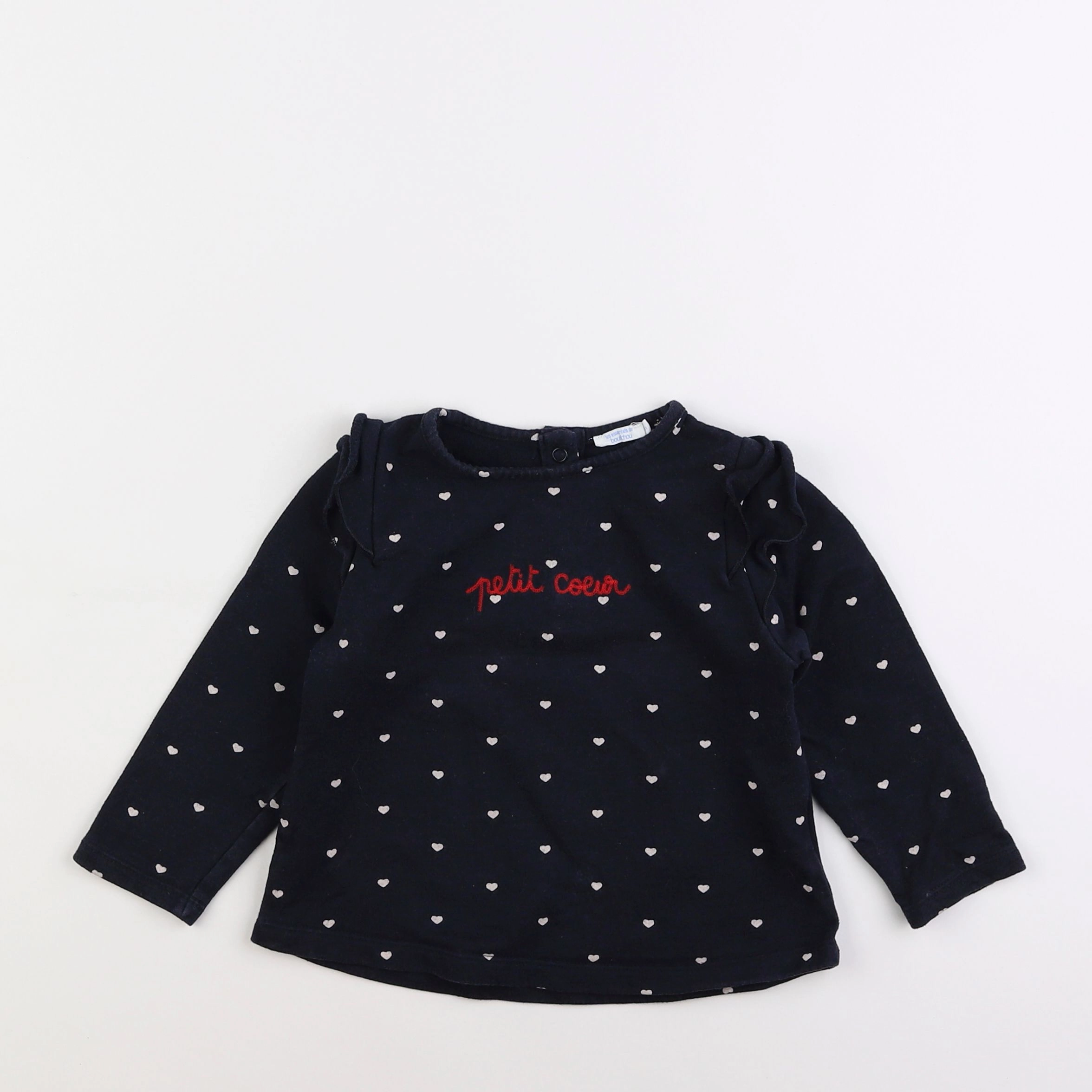 Boutchou - sweat bleu - 3 ans