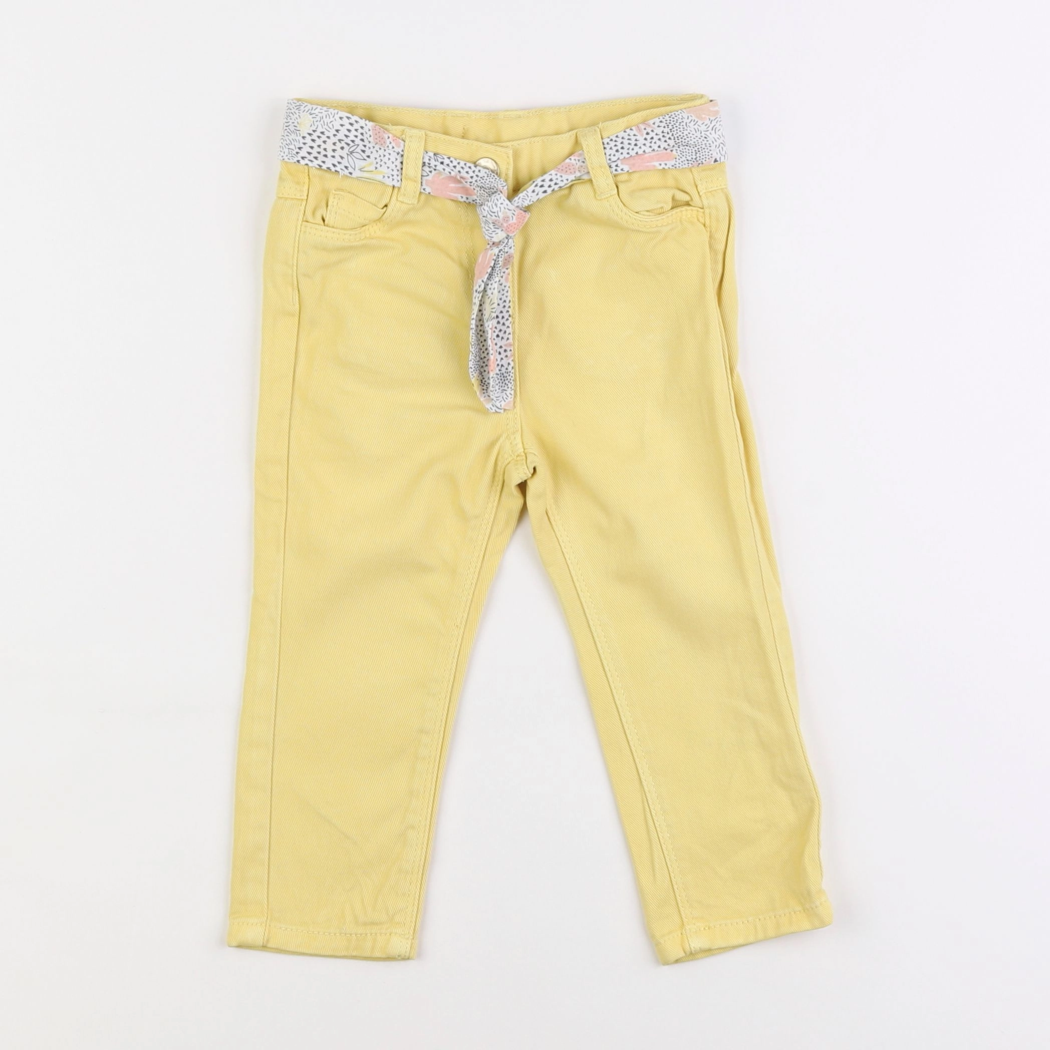 Tape à l'oeil - pantalon jaune - 18 mois