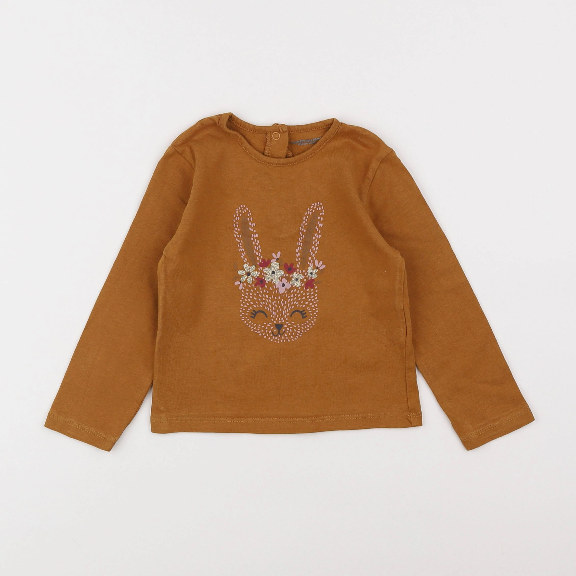 Vertbaudet - tee-shirt orange - 18 mois