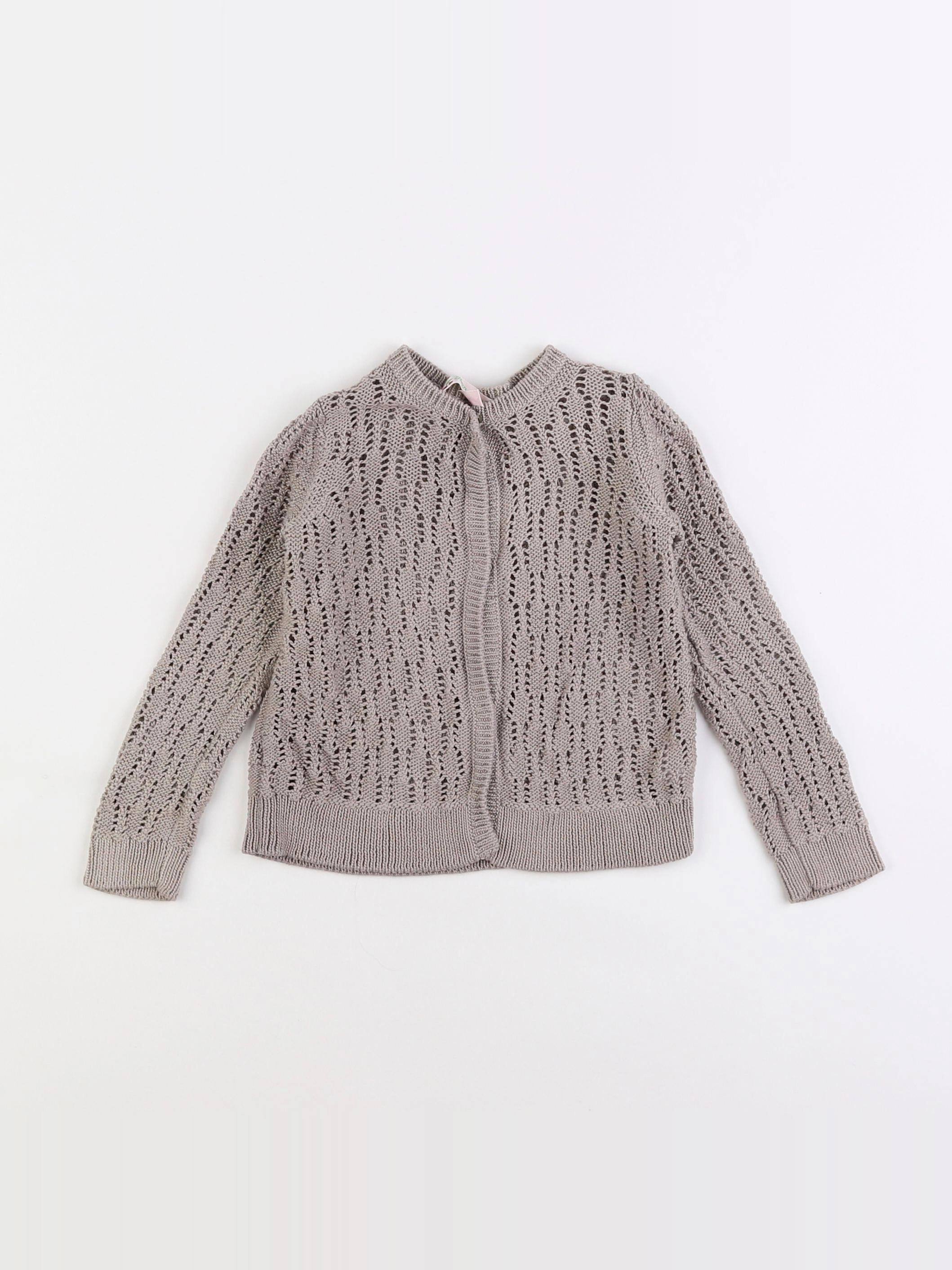 Bonpoint - gilet beige - 2 ans