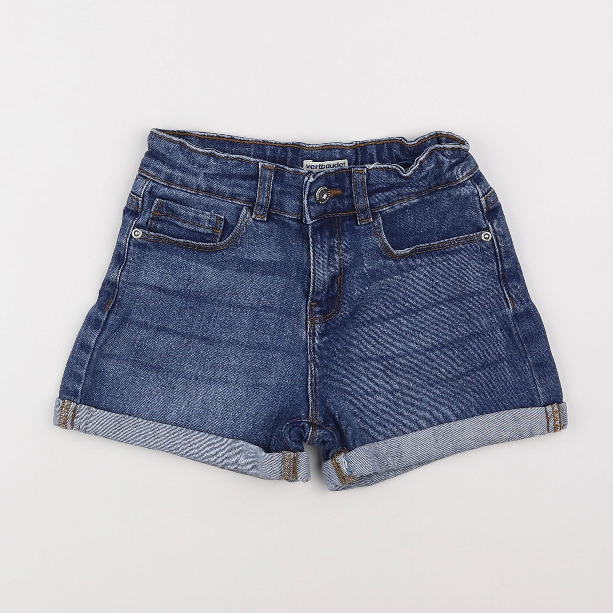 Vertbaudet - short bleu - 9 ans