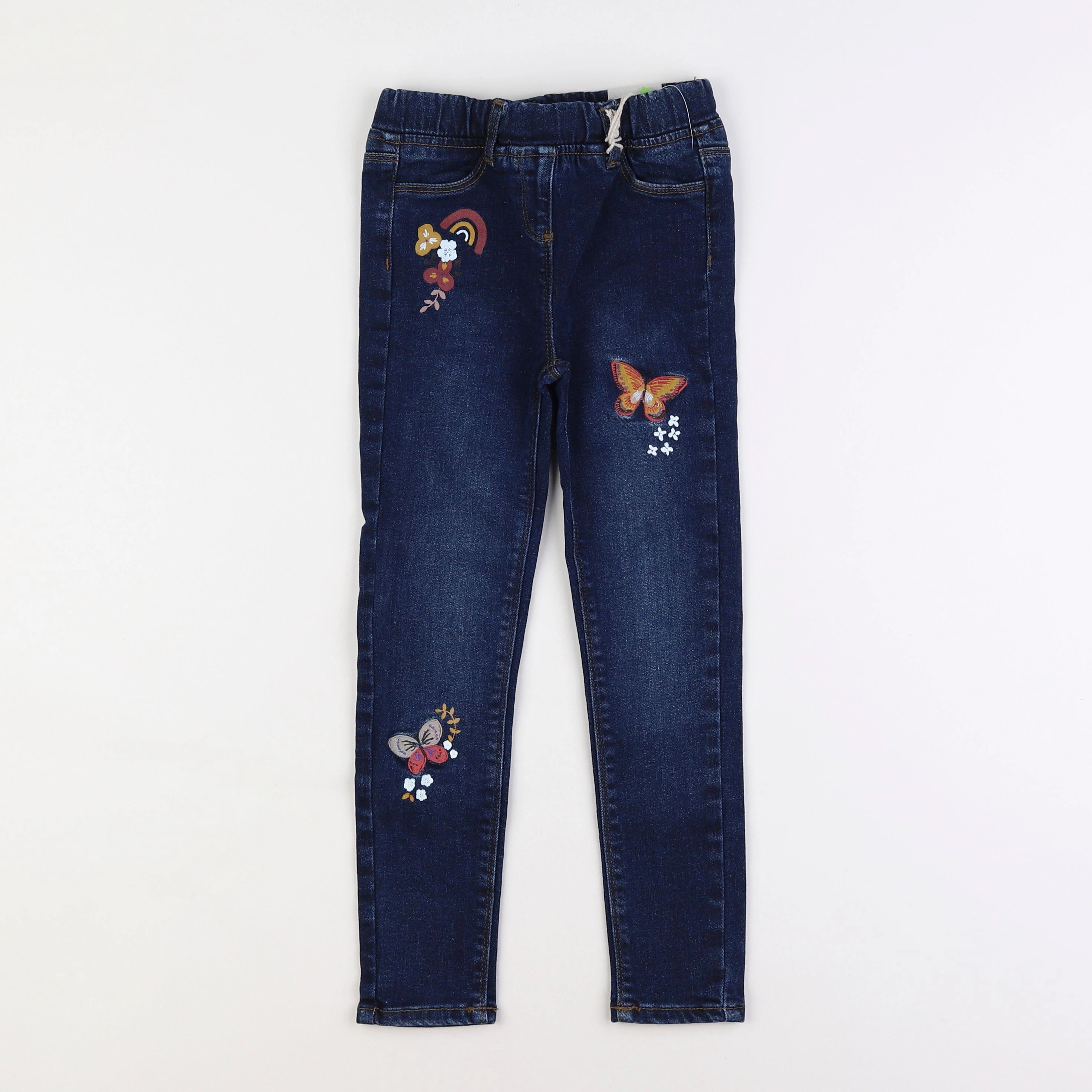 Vertbaudet - jegging bleu - 8 ans