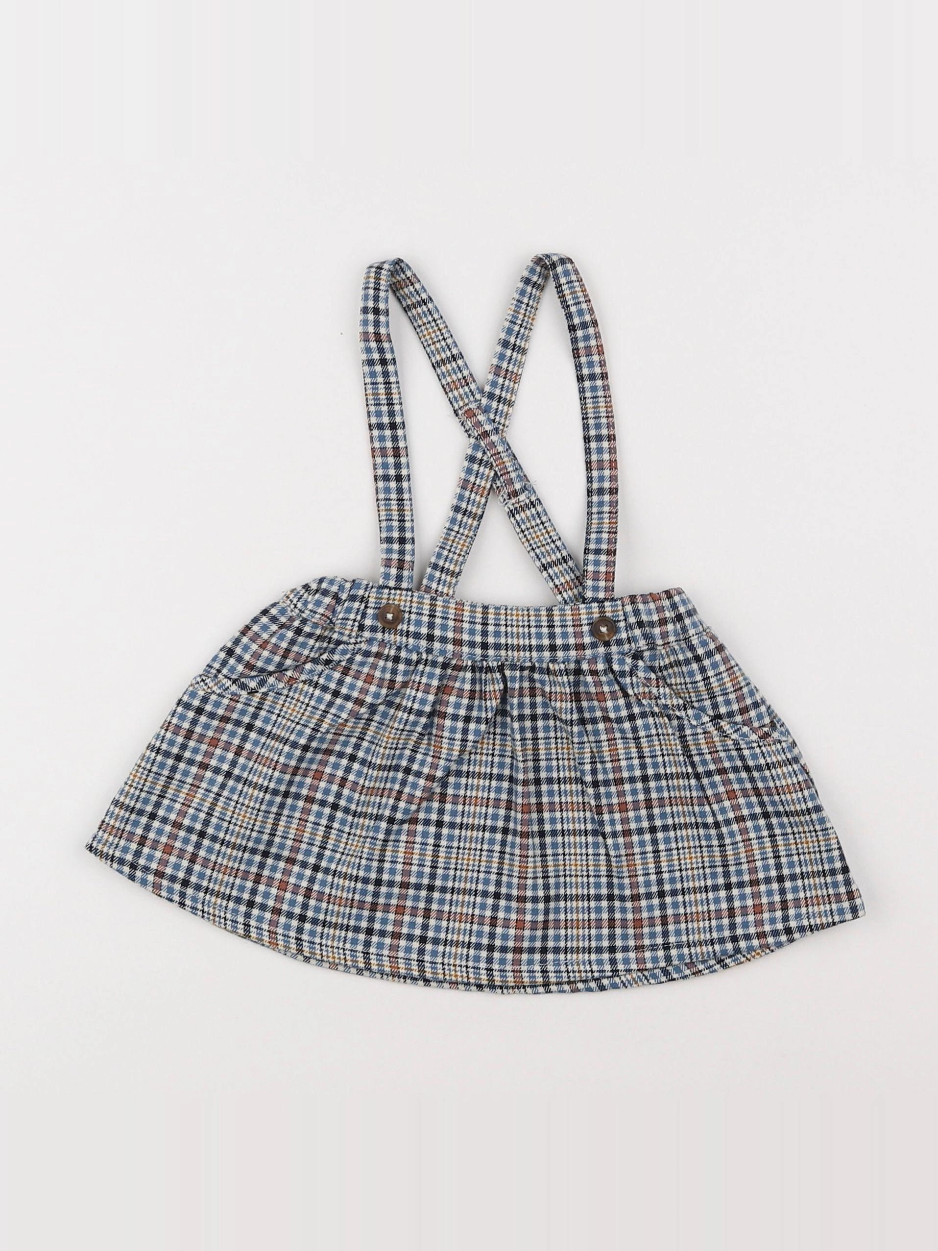 Vertbaudet - jupe multicolore - 6 mois
