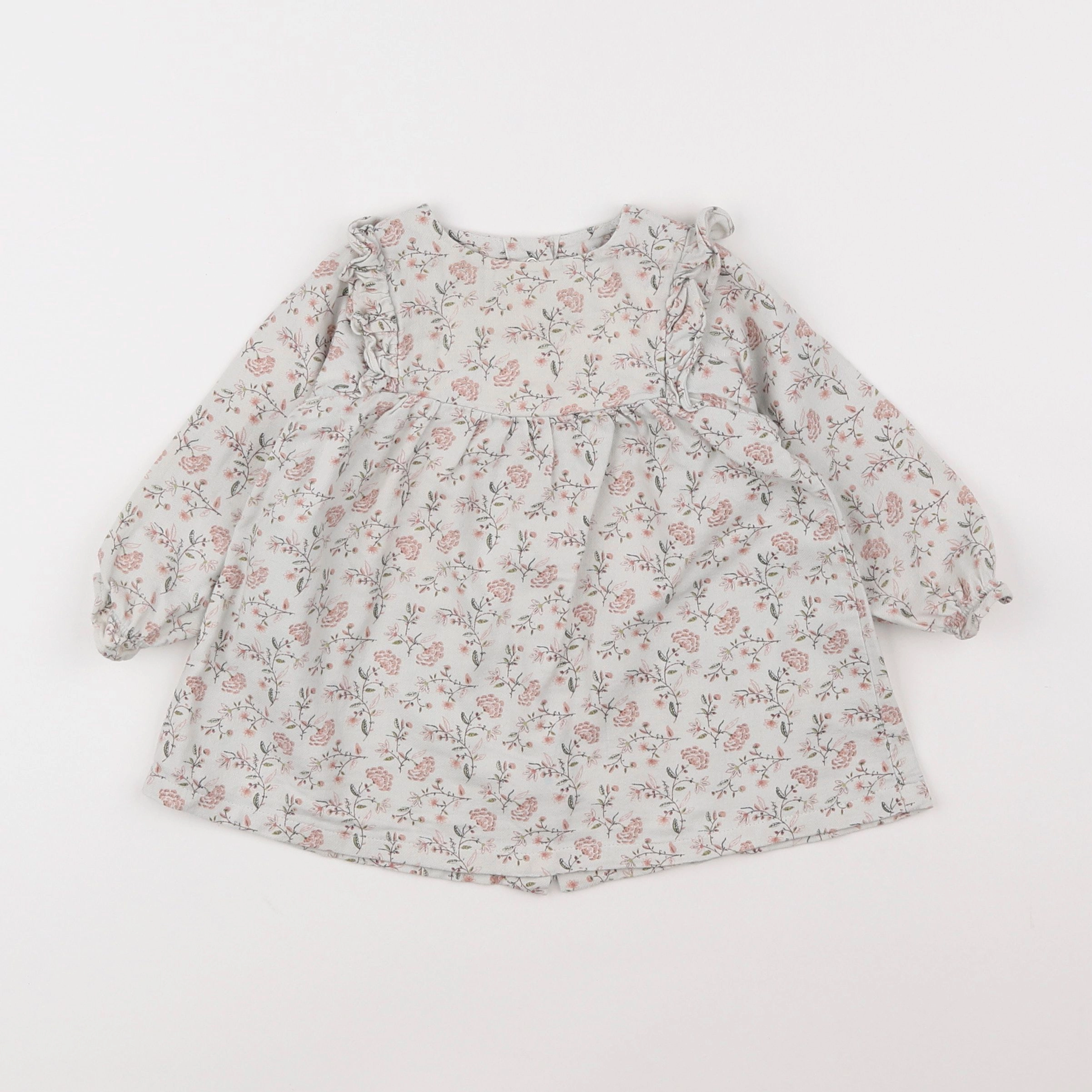 Vertbaudet - robe multicolore - 9 mois