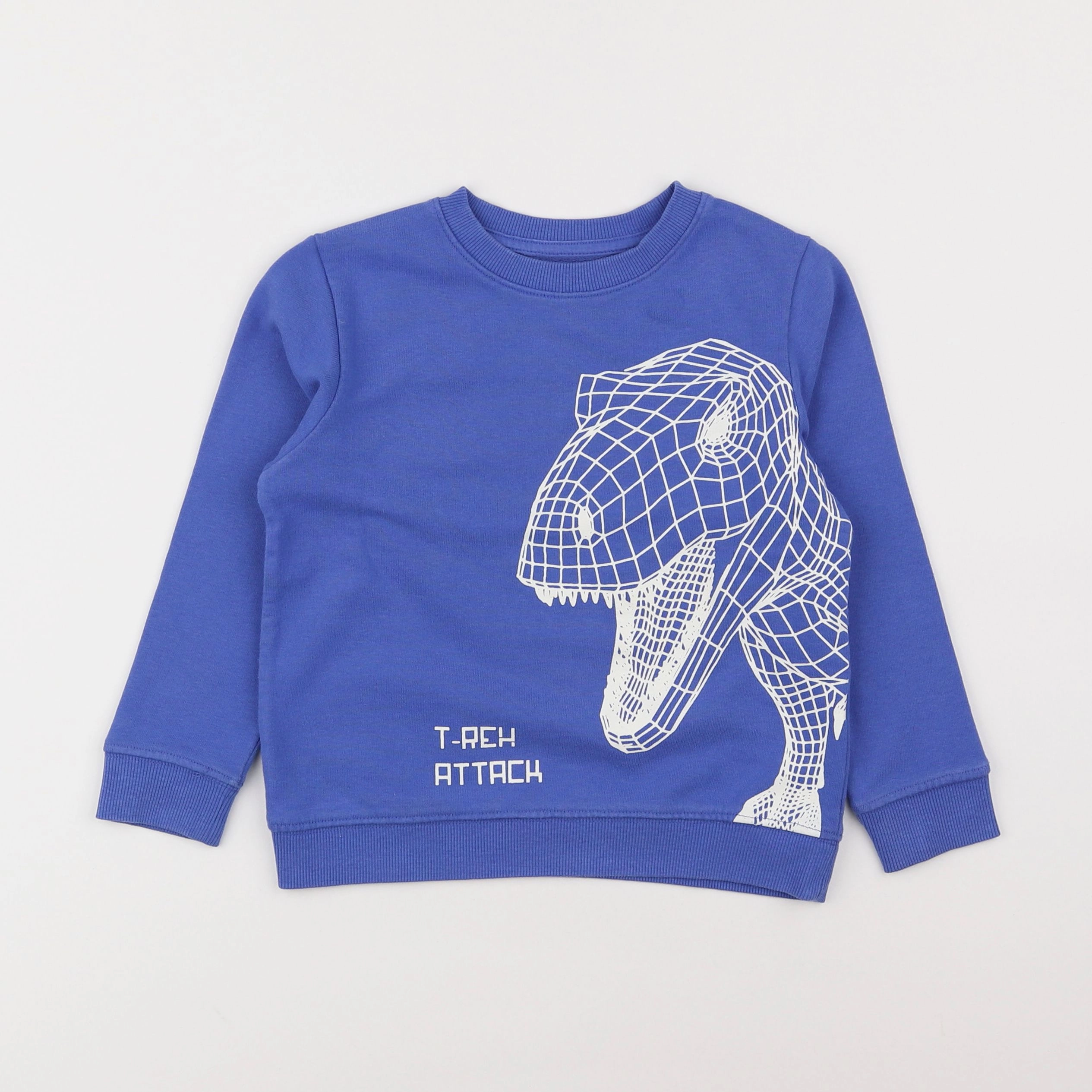 Vertbaudet - sweat bleu - 5 ans