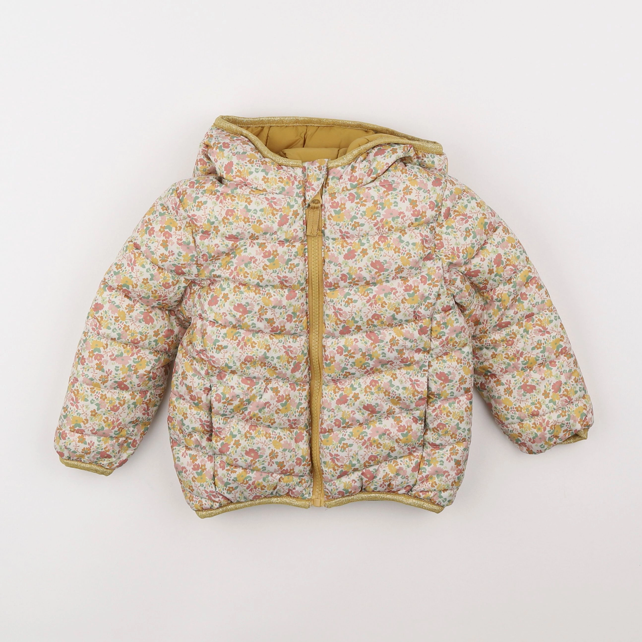 Vertbaudet - doudoune multicolore - 3 ans