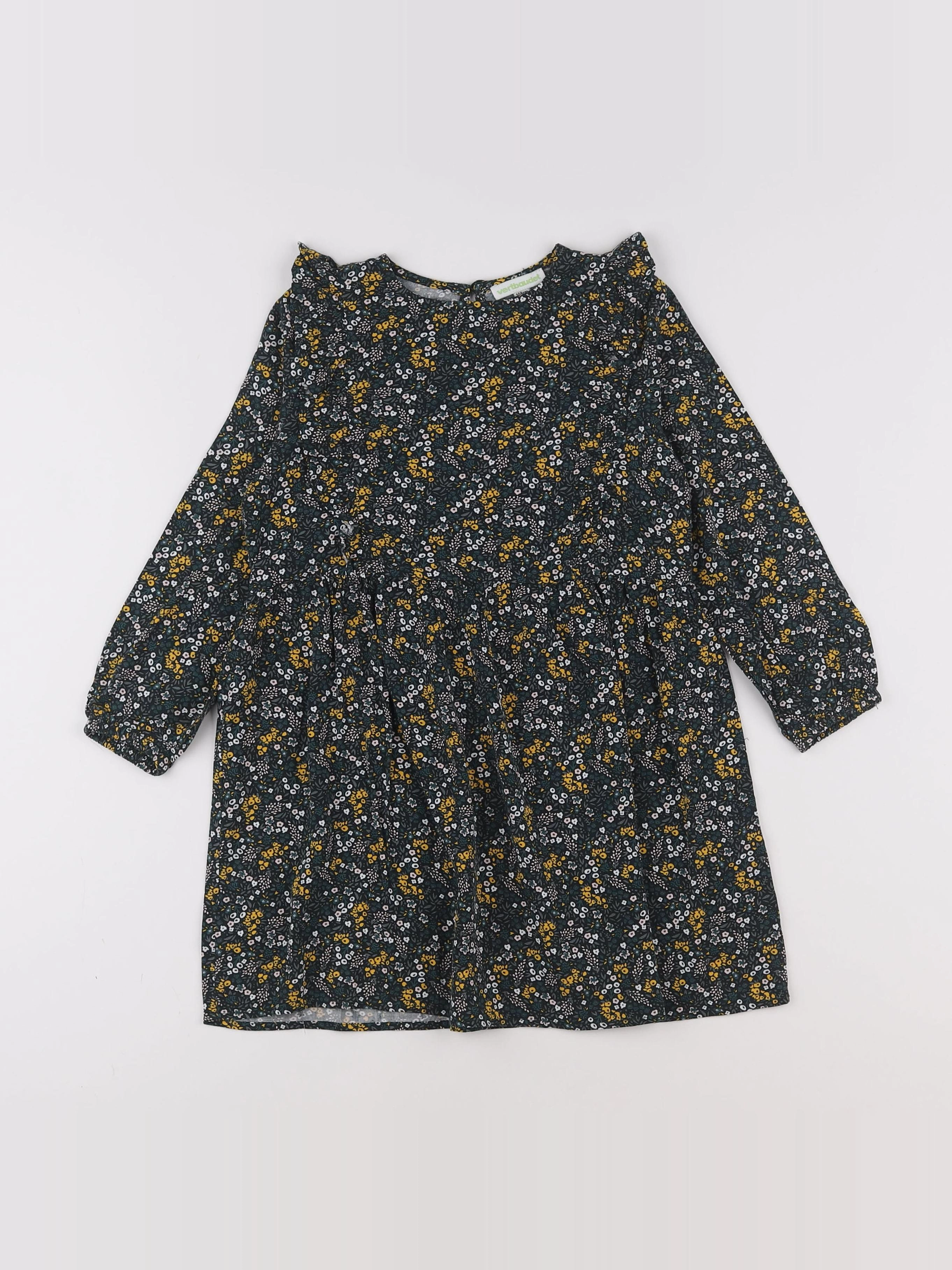 Vertbaudet - robe multicolore - 5 ans