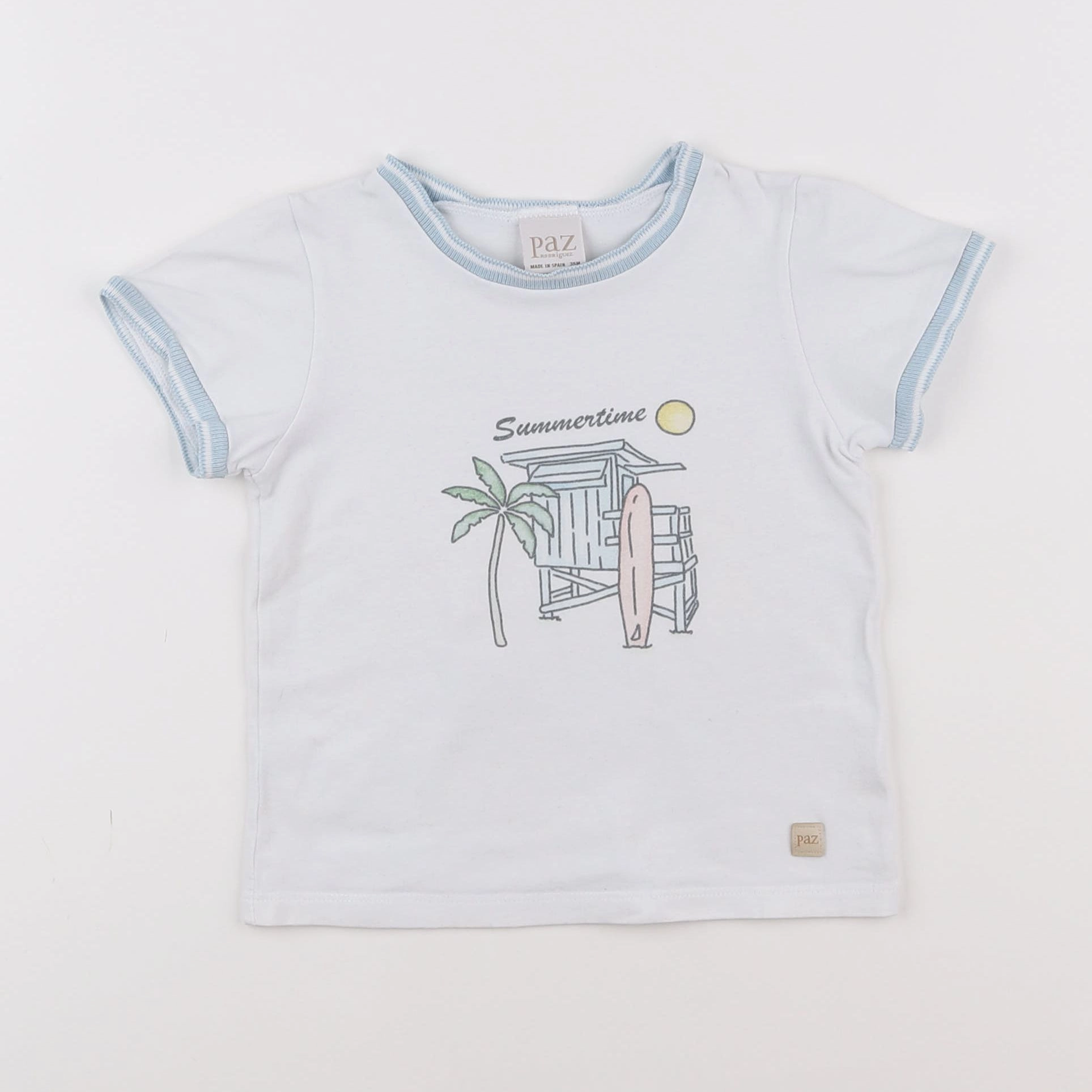 Paz Rodriguez - tee-shirt blanc - 3 ans