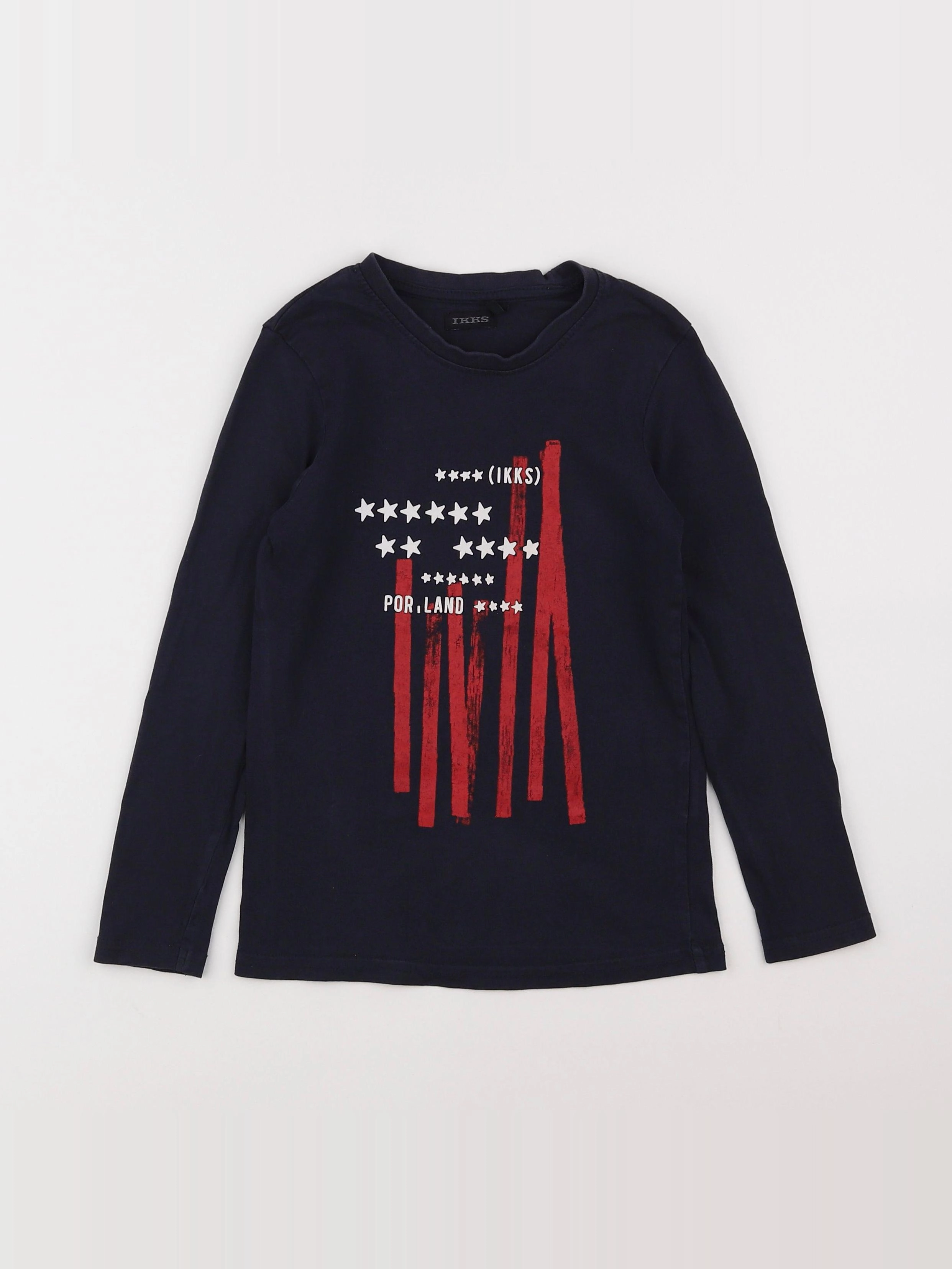 IKKS - tee-shirt bleu - 6 ans