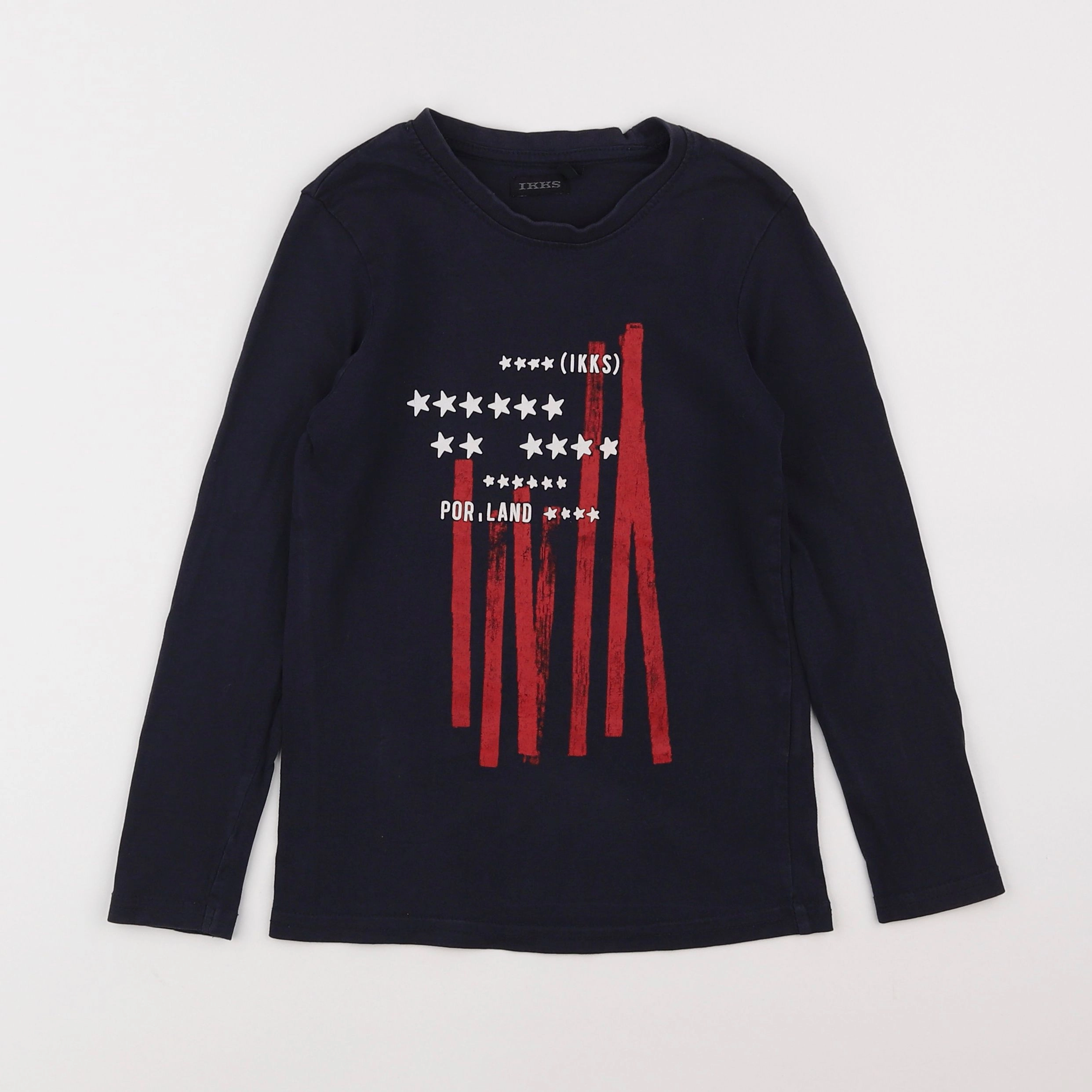 IKKS - tee-shirt bleu - 6 ans