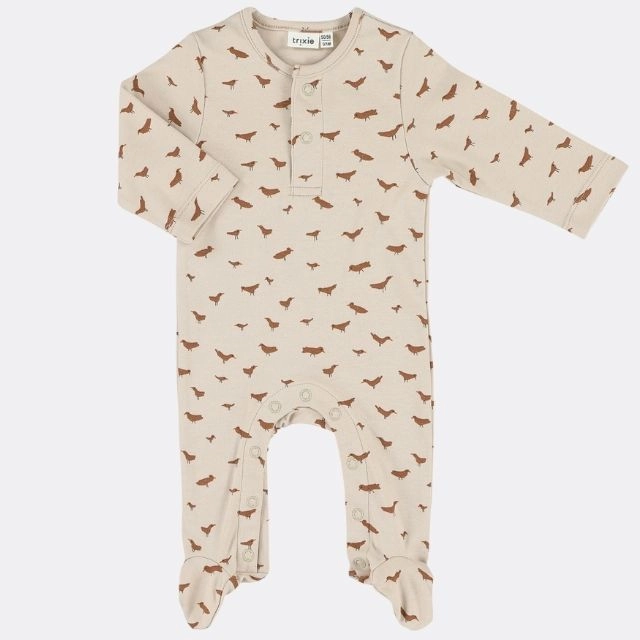 Trixie - Pyjama avec pieds Babbling Birds - 9/12 mois