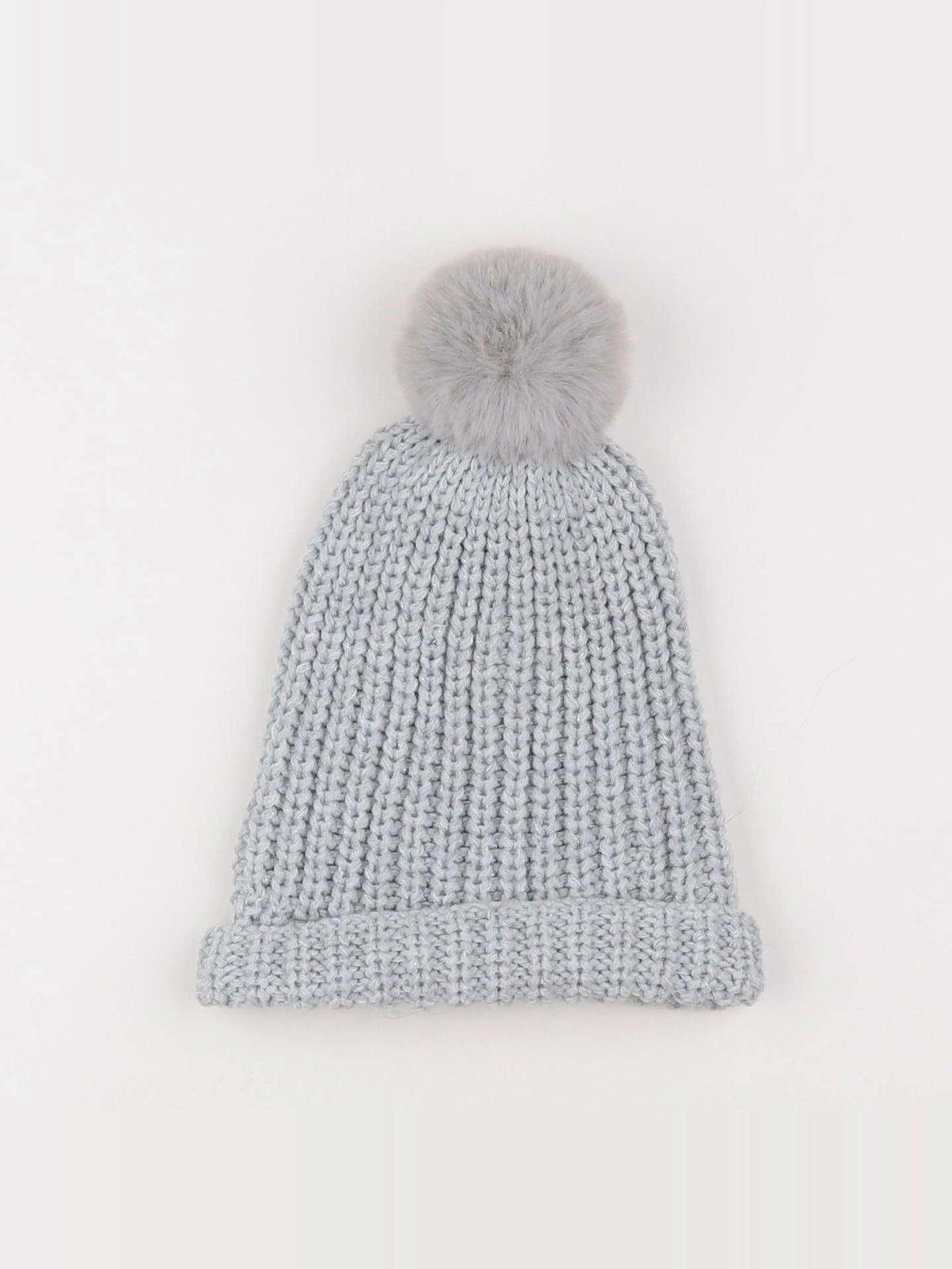 Boutchou - bonnet gris - 3/6 ans