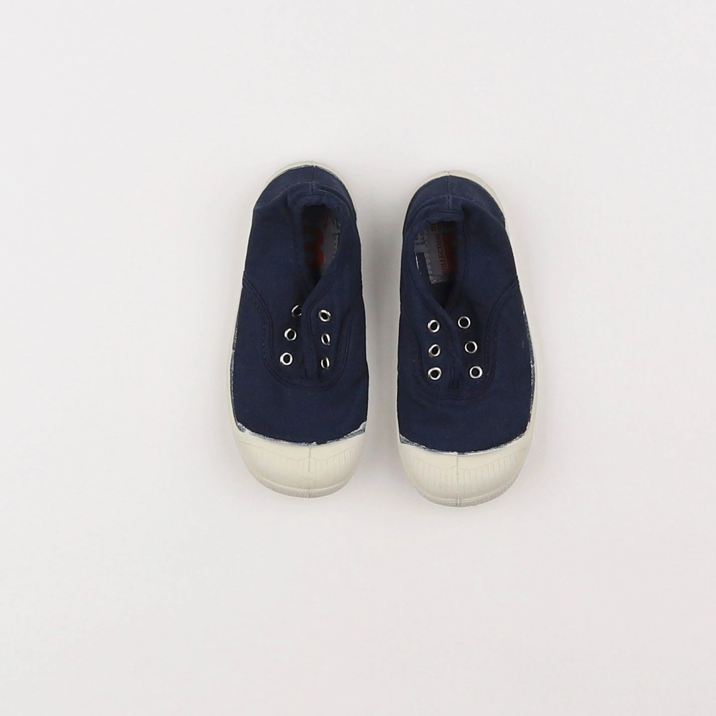 Bensimon - tennis élastiqué bleu - pointure 24