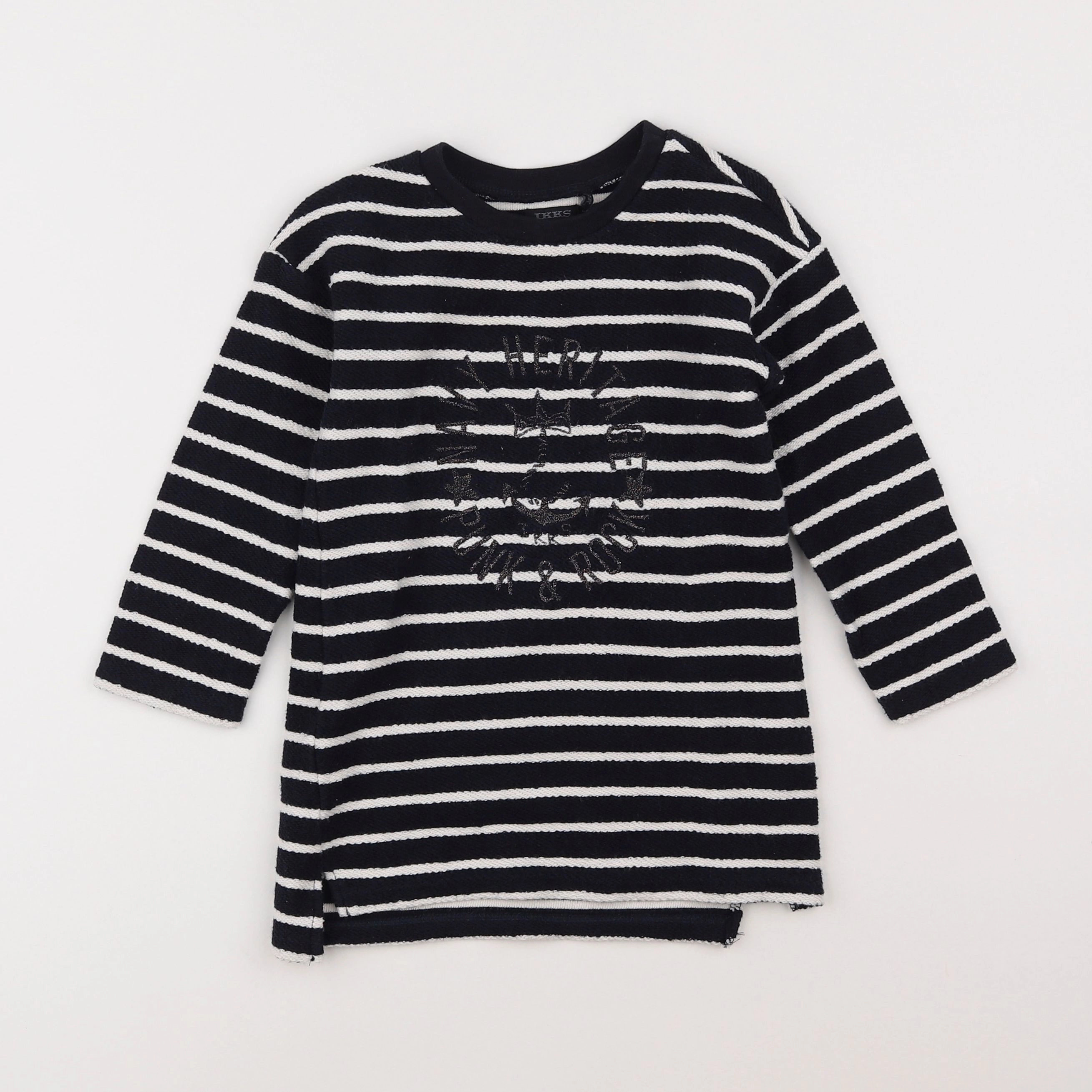 IKKS - robe blanc, noir - 3 ans