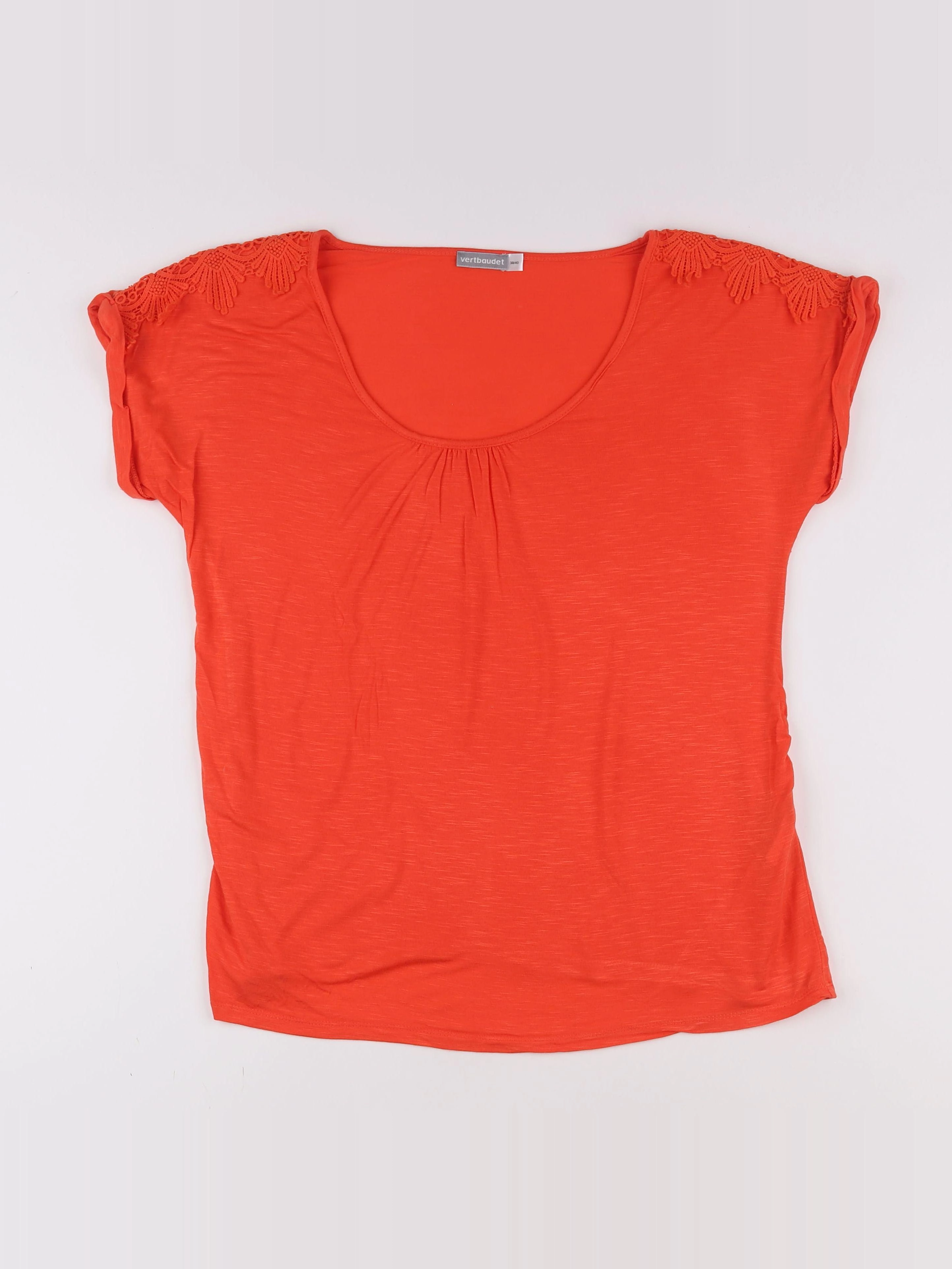 Vertbaudet - tee-shirt grossesse, grossesse rouge - 38 à 40