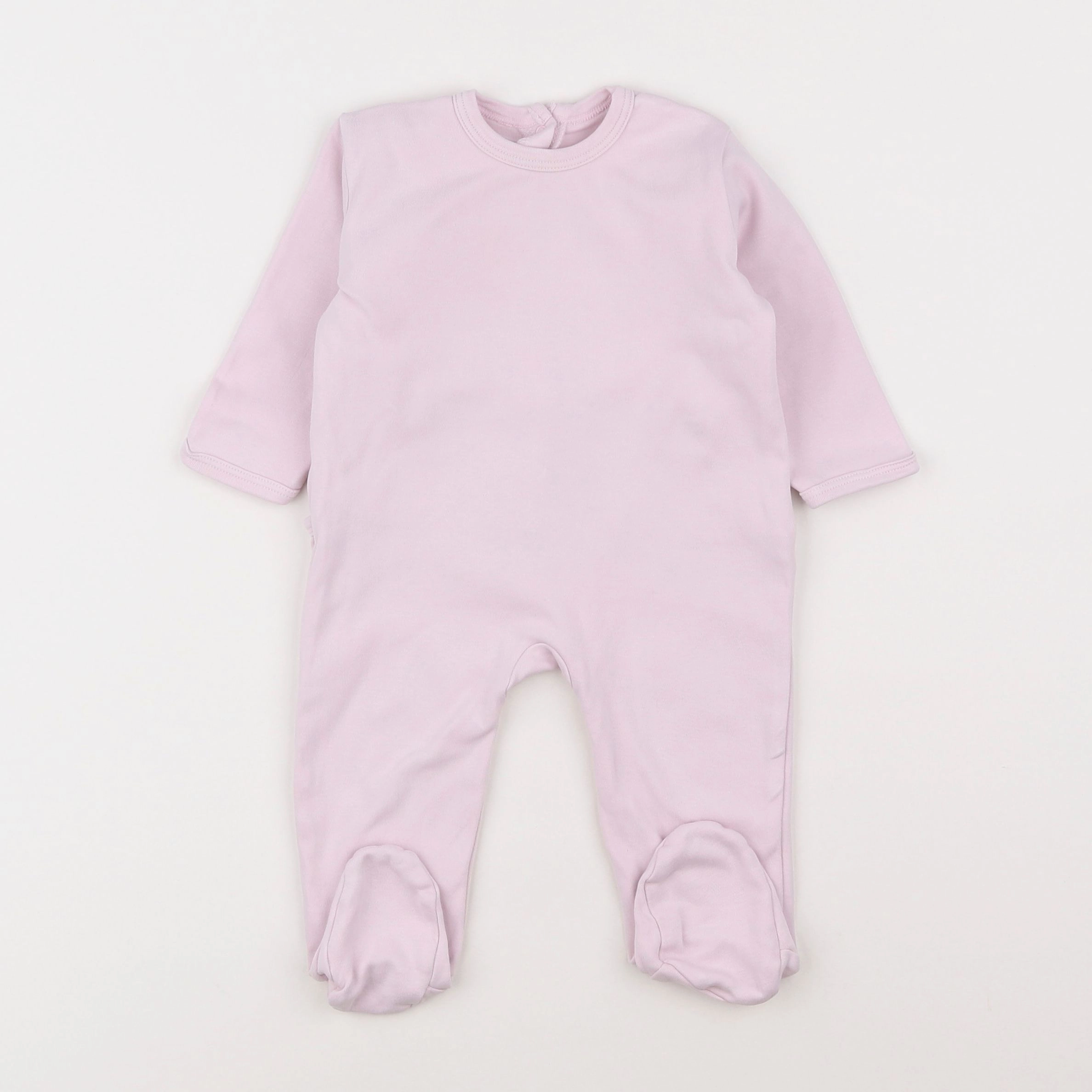 Vertbaudet - pyjama coton rose - 9 mois