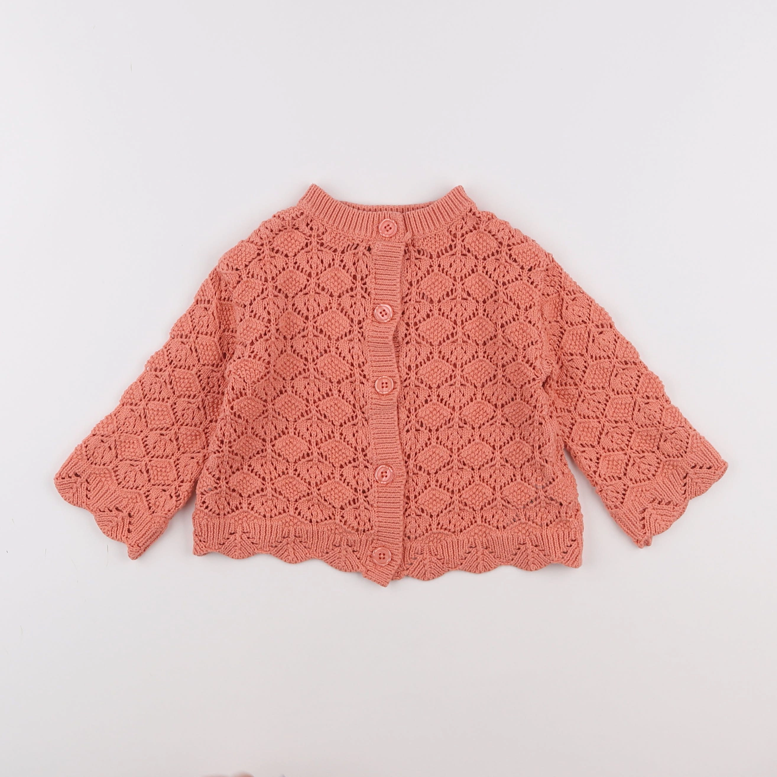 Vertbaudet - gilet rose - 2 ans