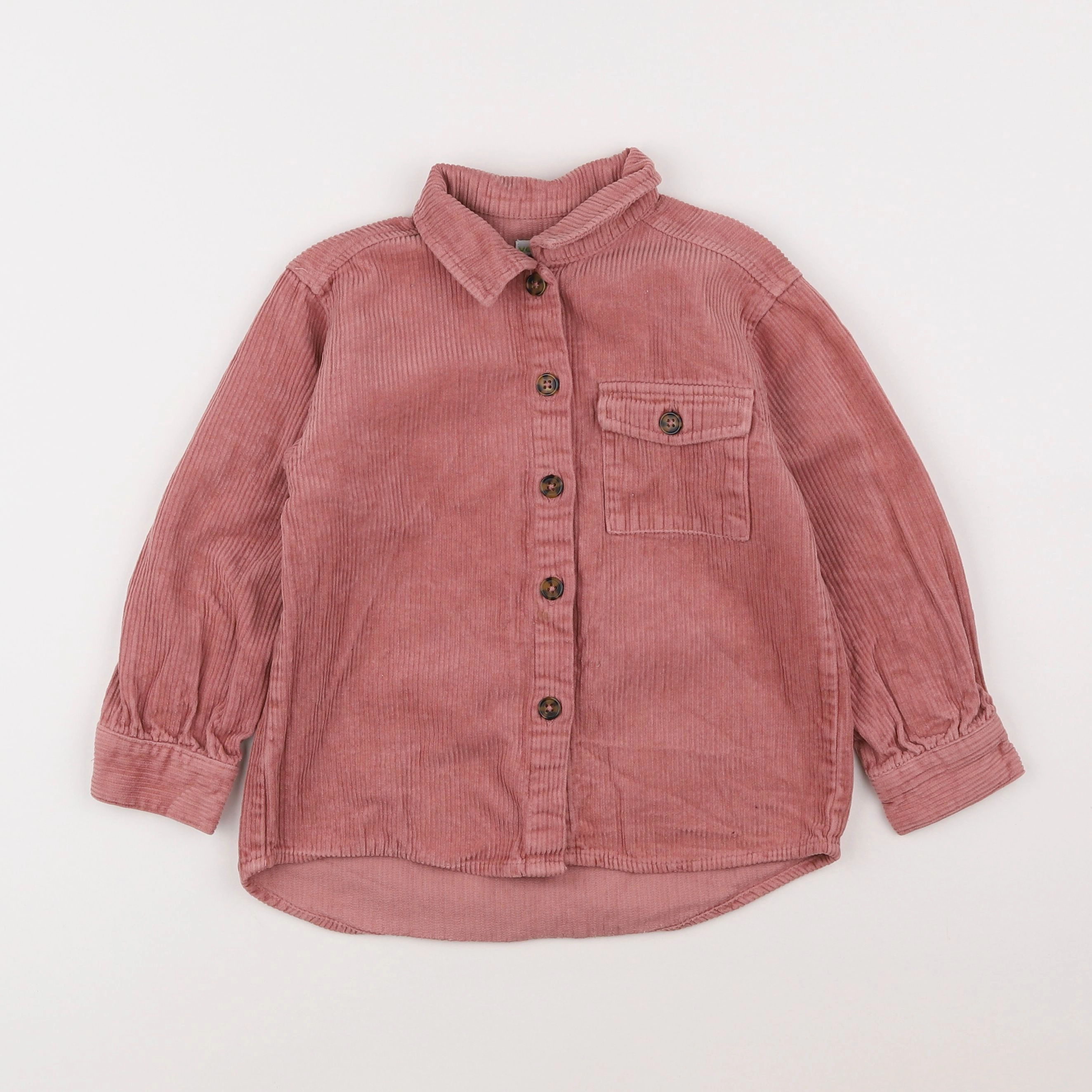 Vertbaudet - chemise rose - 5 ans