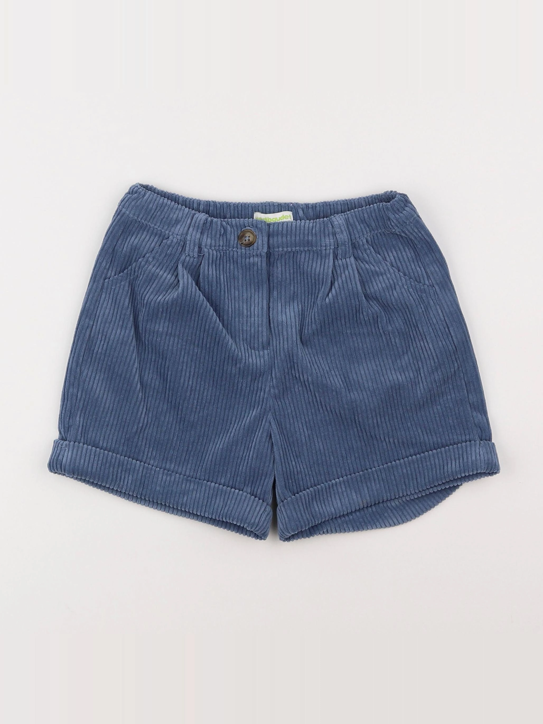 Vertbaudet - short bleu - 7 ans