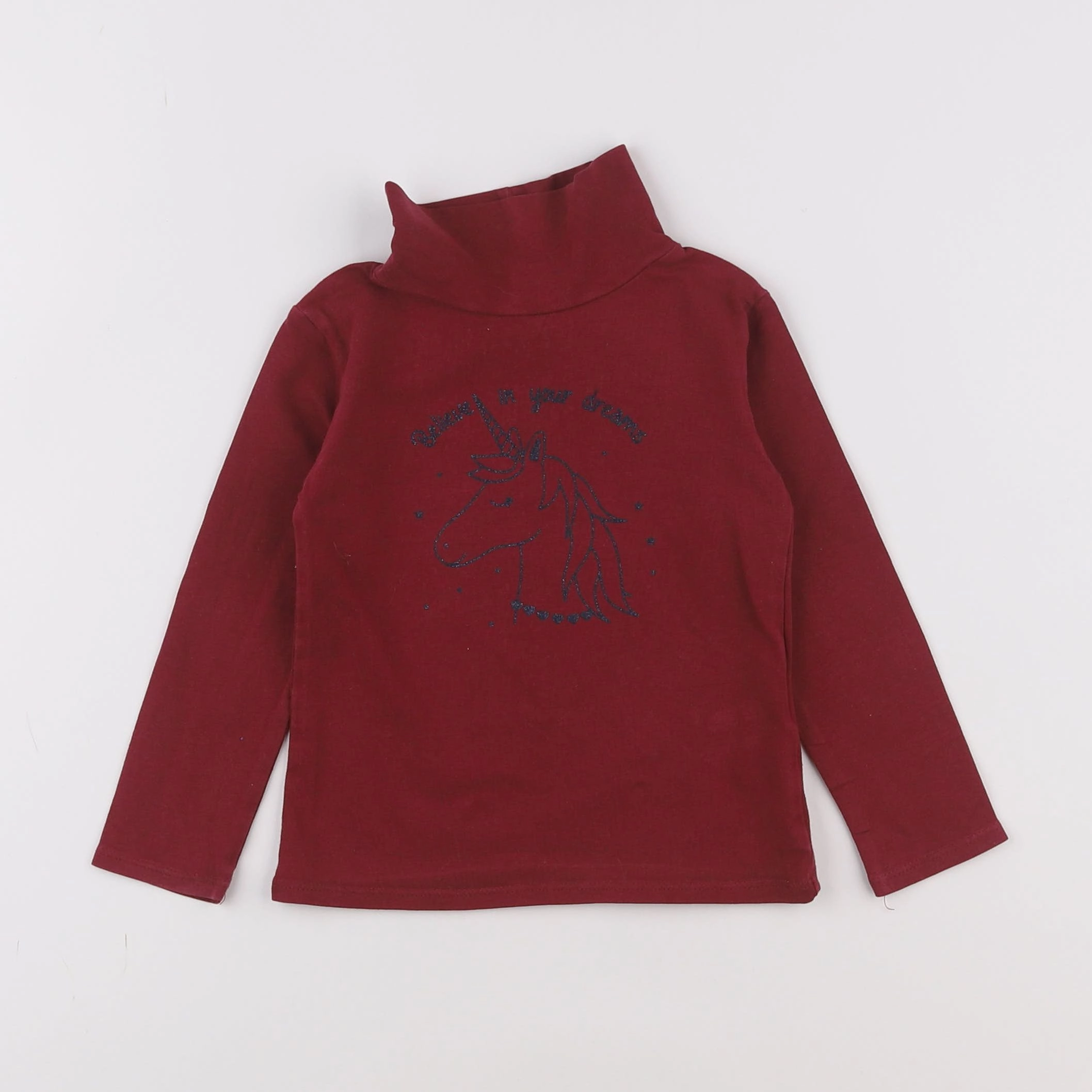 Vertbaudet - tee-shirt rouge - 2 ans